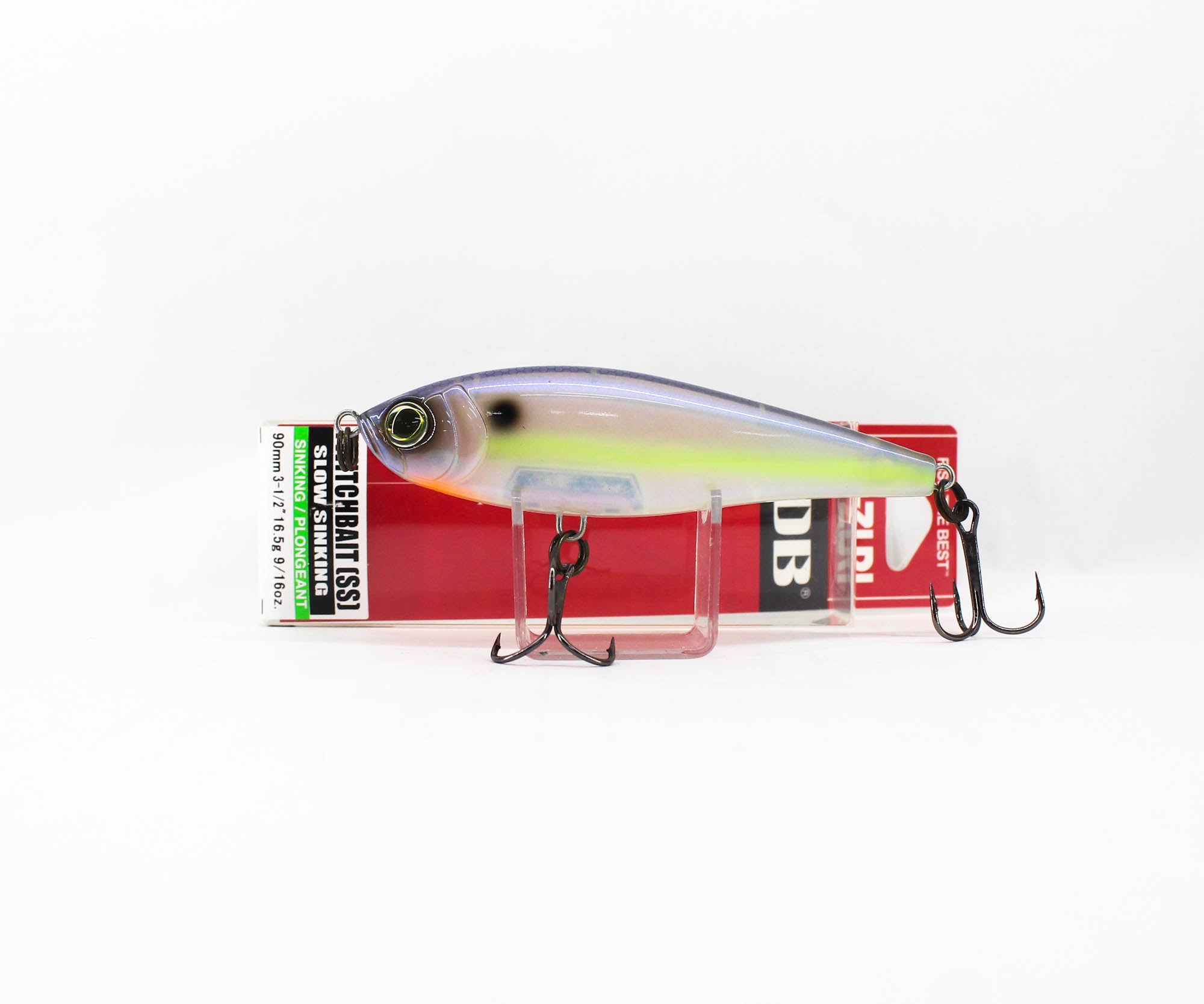 Yo Zuri Duel 3DB Twitchbait SS 90 mm Sinking Lure R1447-GSSH (0100)