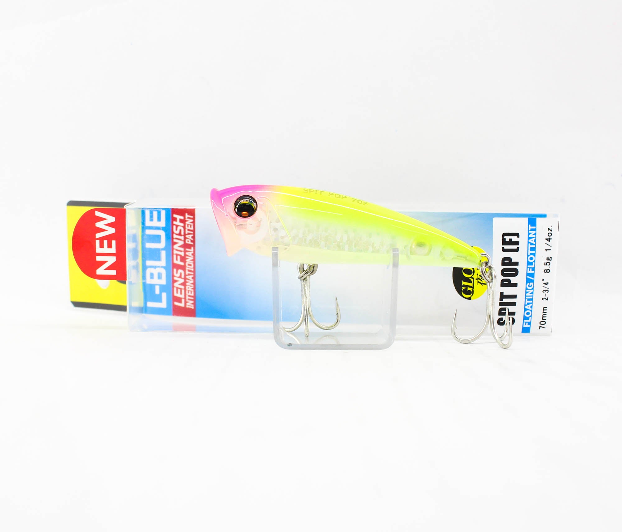 Yo Zuri Duel L Blue Spit Pop 70F Floating Lure F1224-HLCL (0520)