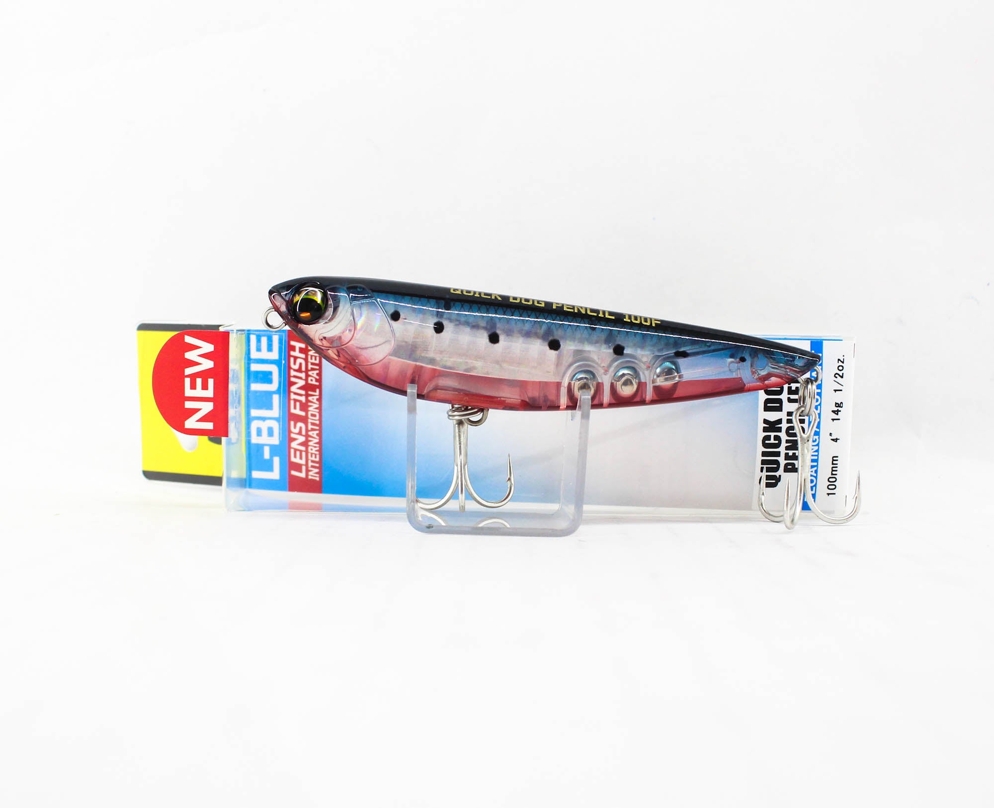 Yo Zuri Duel L Blue Quick Dog Pencil 100F Floating Lure F1225-HRI (0636)