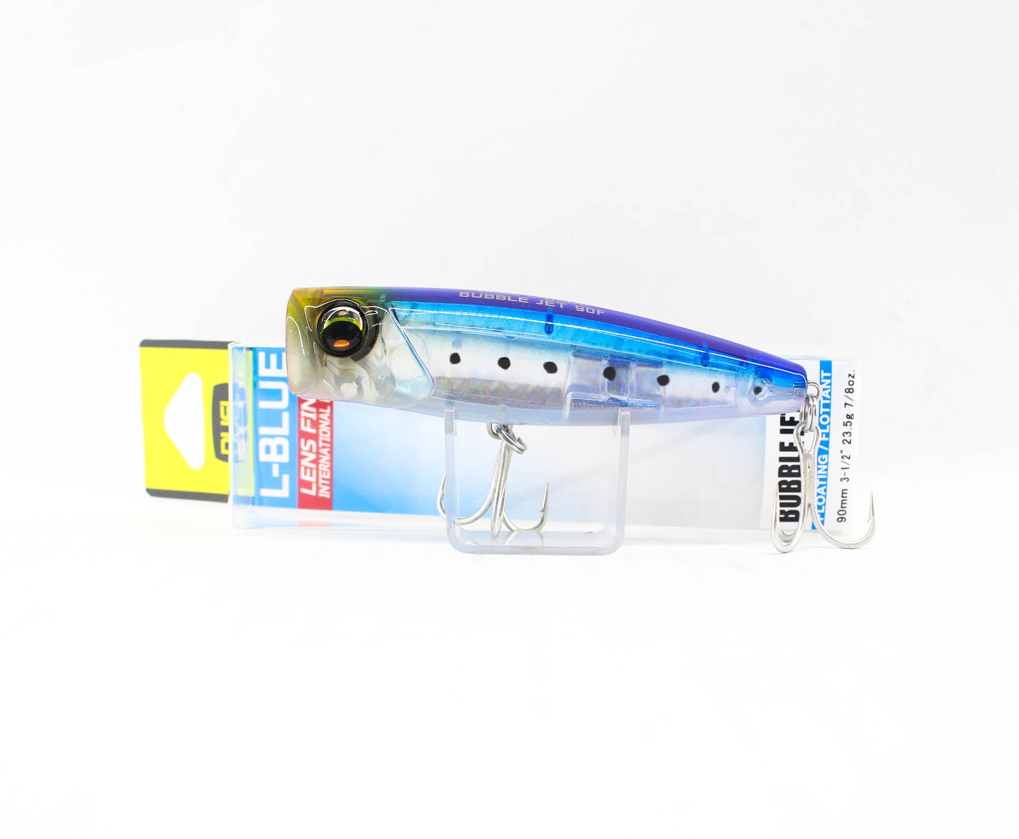 Yo Zuri Duel L Blue Bubble Jet 90F Floating Lure F1228-HIW (0827)