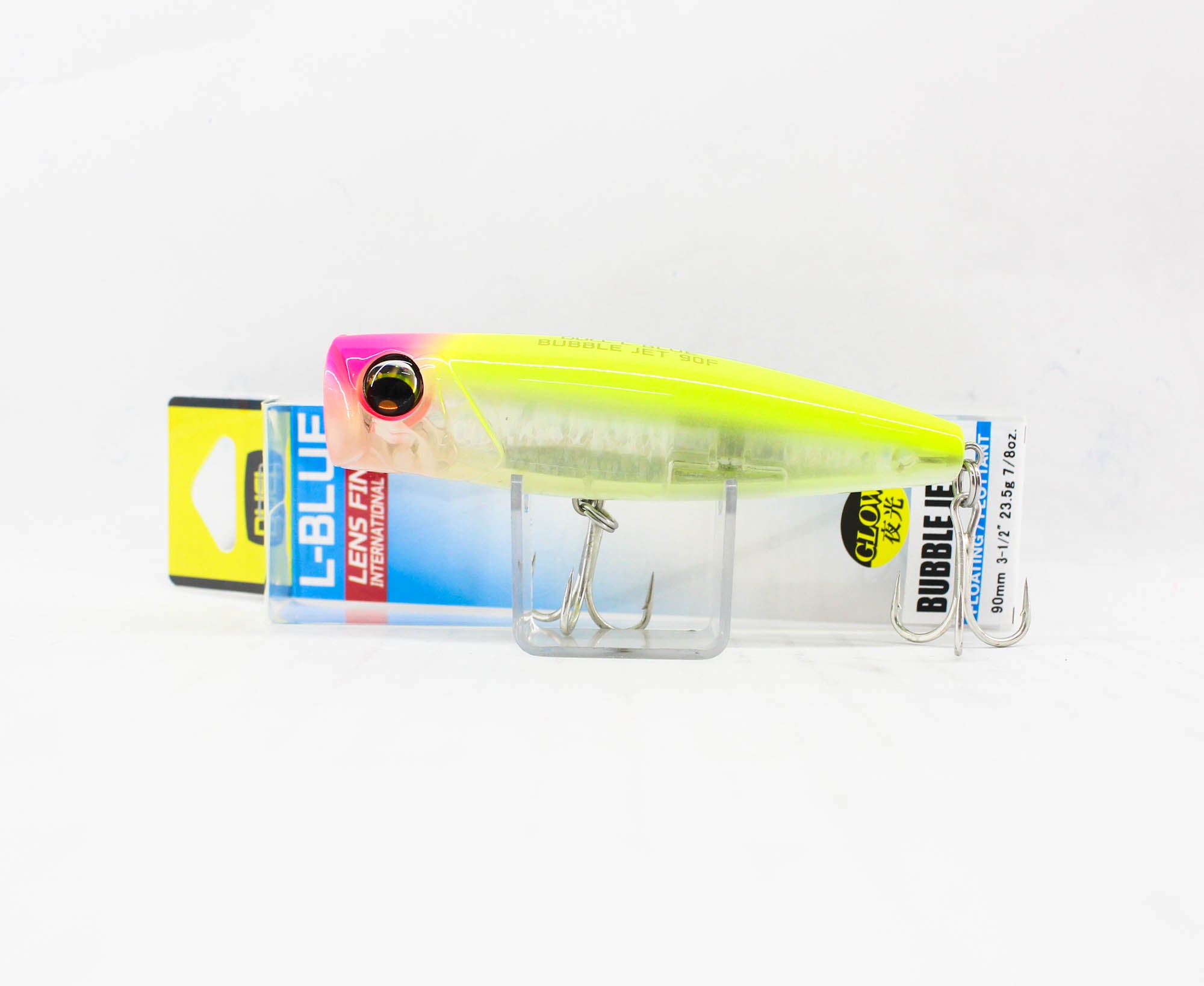 Yo Zuri Duel L Blue Bubble Jet 90F Floating Lure F1228-HLCL (0841)