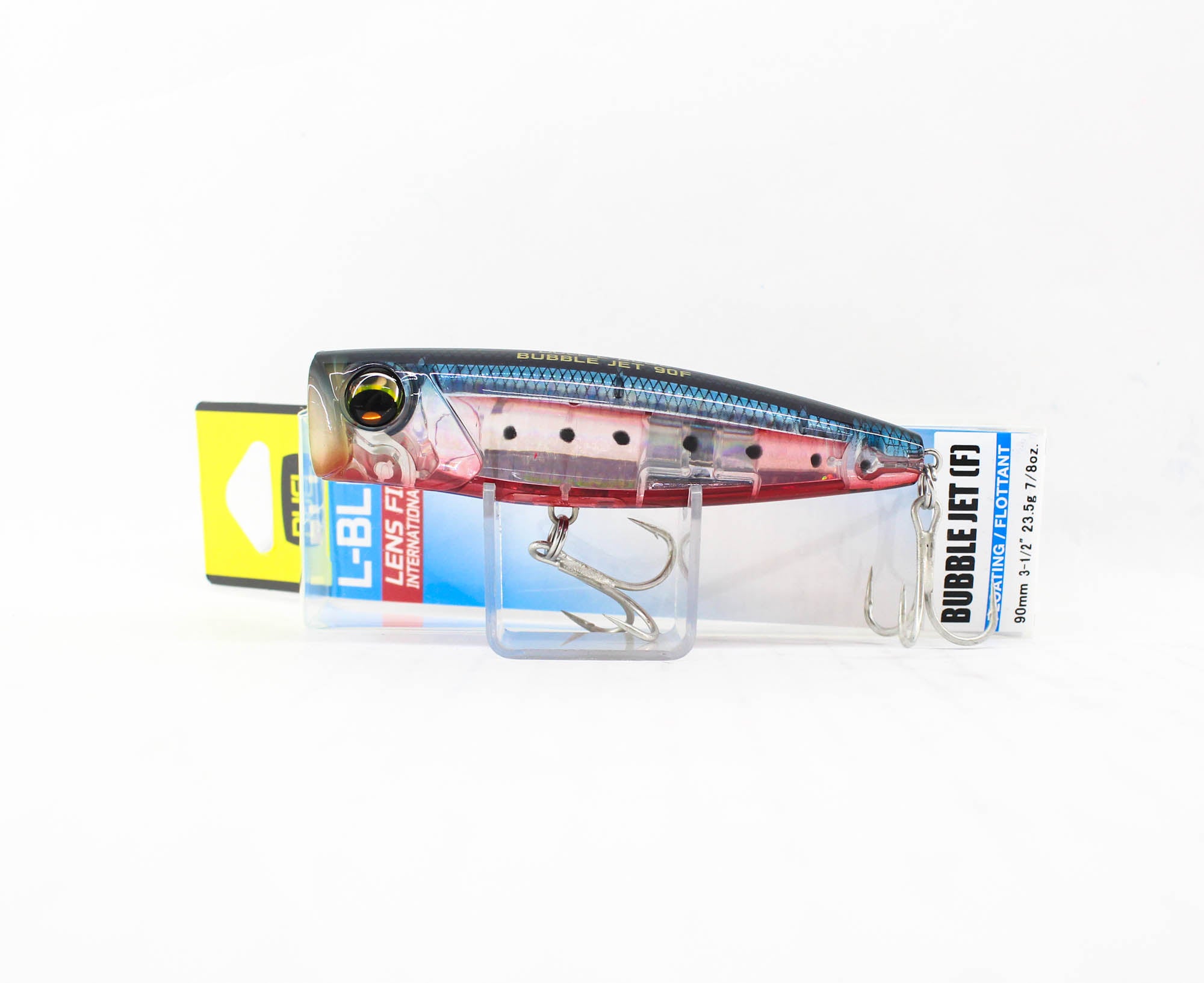 Yo Zuri Duel L Blue Bubble Jet 90F Floating Lure F1228-HRI (0872)