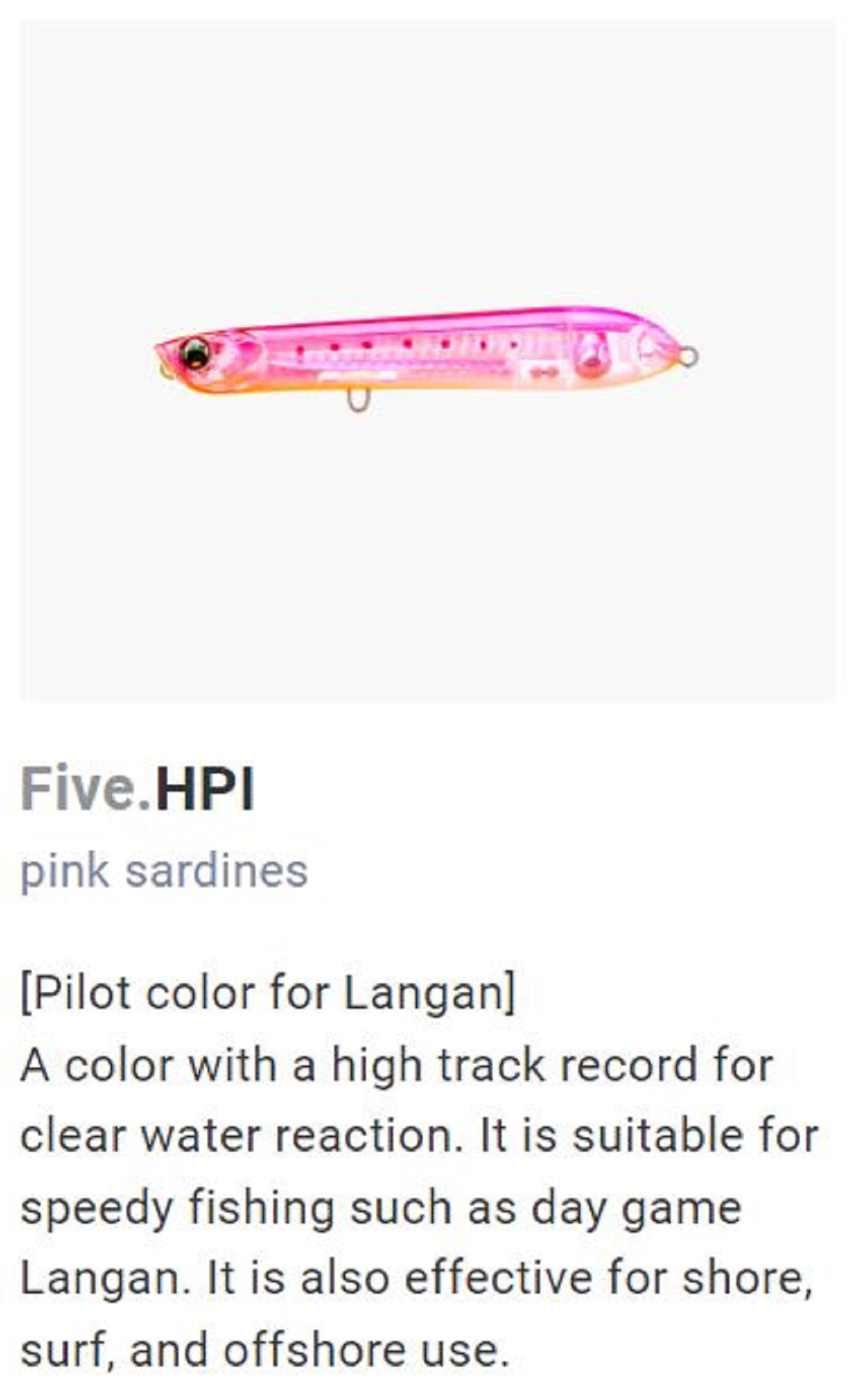 Yo Zuri Duel L Blue Spit Pencil 135F Floating Lure F1230-HPI (1015)