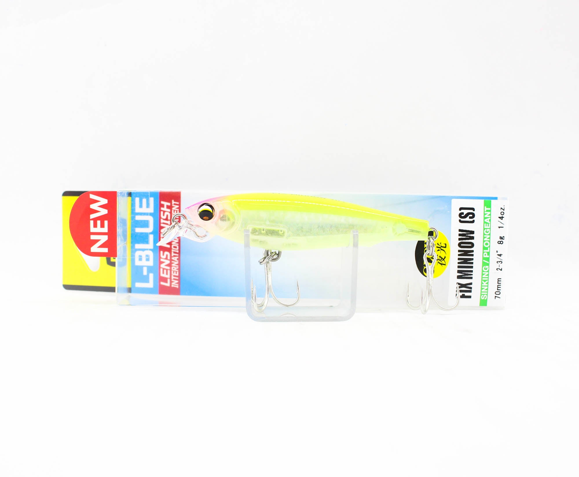 Yo Zuri Duel L Blue Fix Minnow 70S Sinking Lure F1231-HLCL (1084)
