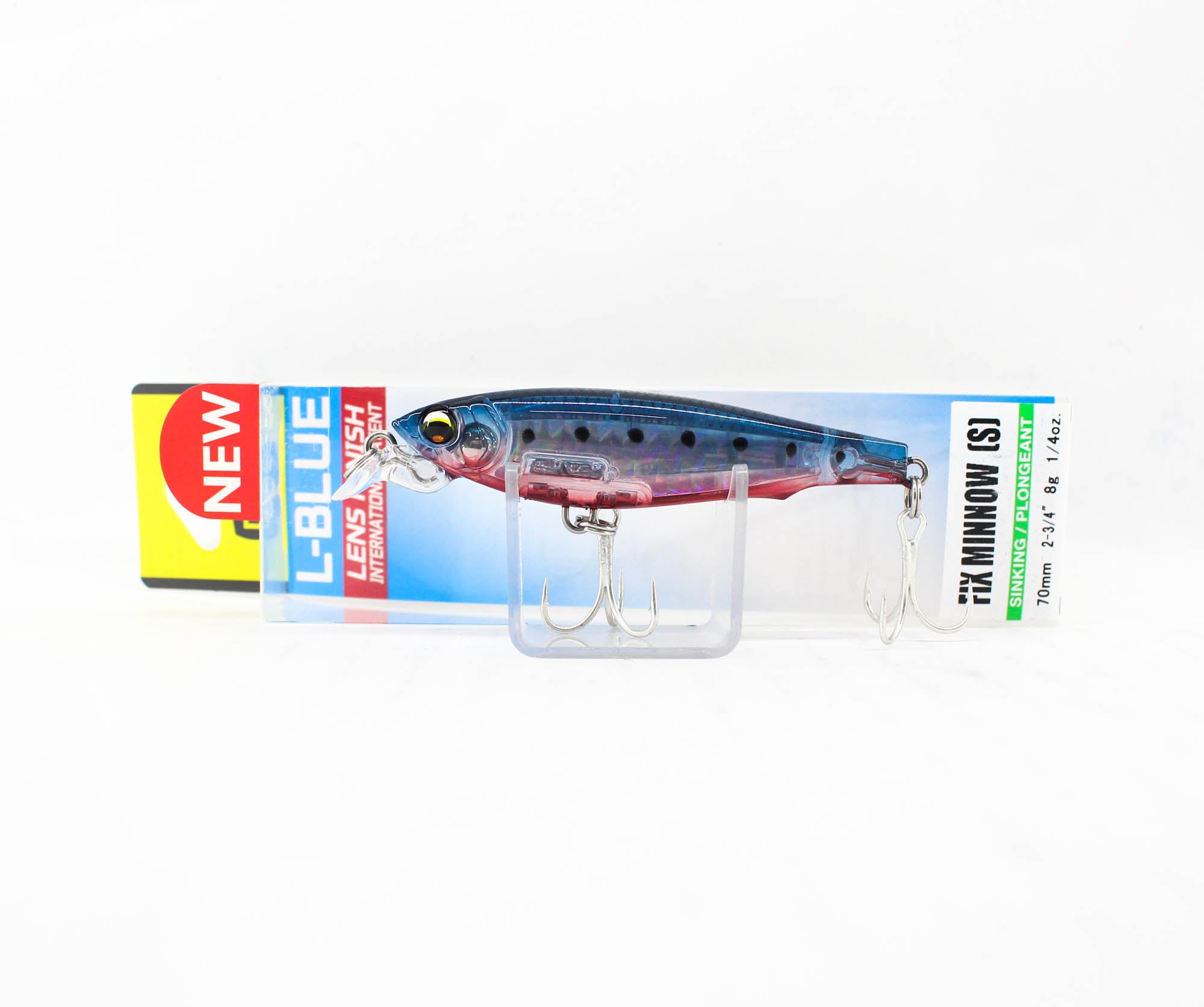 Yo Zuri Duel L Blue Fix Minnow 70S Sinking Lure F1231-HRI (1114)