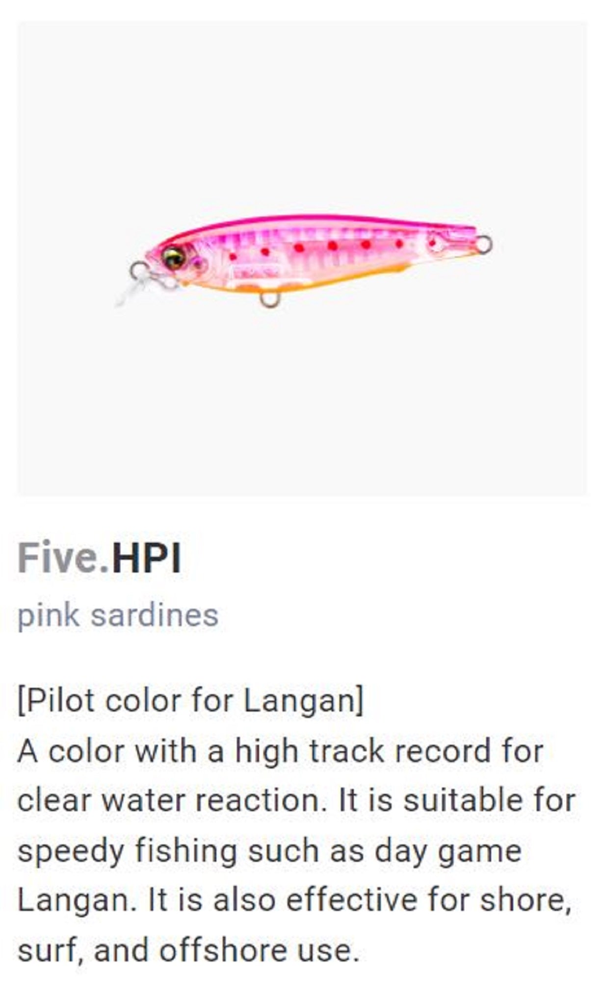 Yo Zuri Duel L Blue Fix Minnow 100S Sinking Lure F1232-HPI (1176)