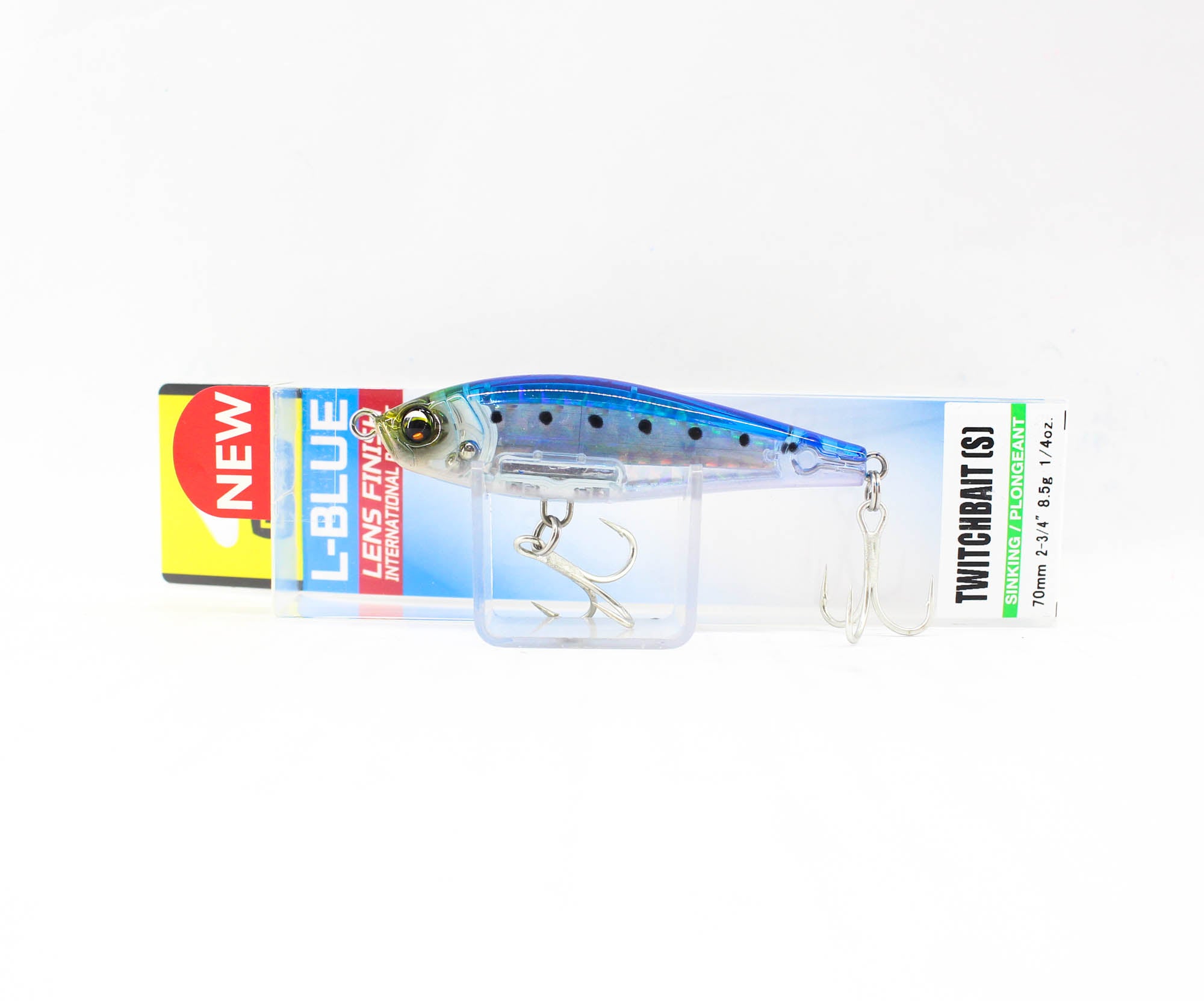 Yo Zuri Duel L Blue Twitchbait 70S Sinking Lure F1233-HIW (1220)