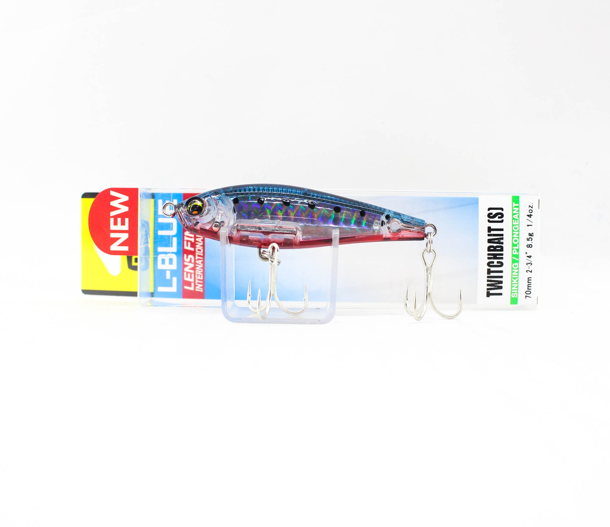 Yo Zuri Duel L Blue Twitchbait 70S Sinking Lure F1233-HRI (1275)