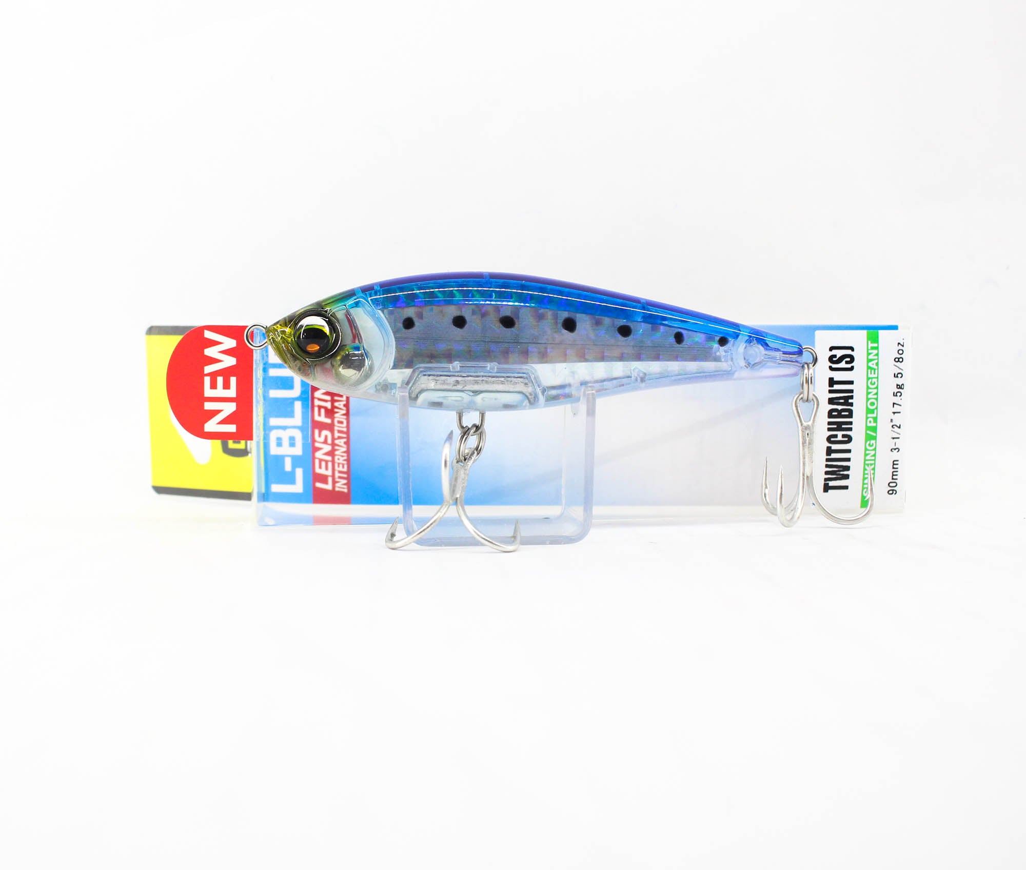 Yo Zuri Duel L Blue Twitchbait 90S Sinking Lure F1234-HIW (1305)