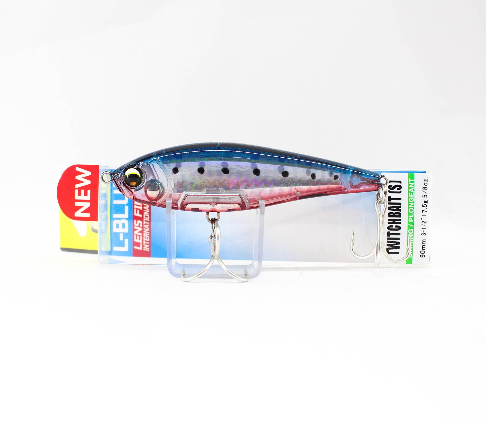 Yo Zuri Duel L Blue Twitchbait 90S Sinking Lure F1234-HRI (1350)