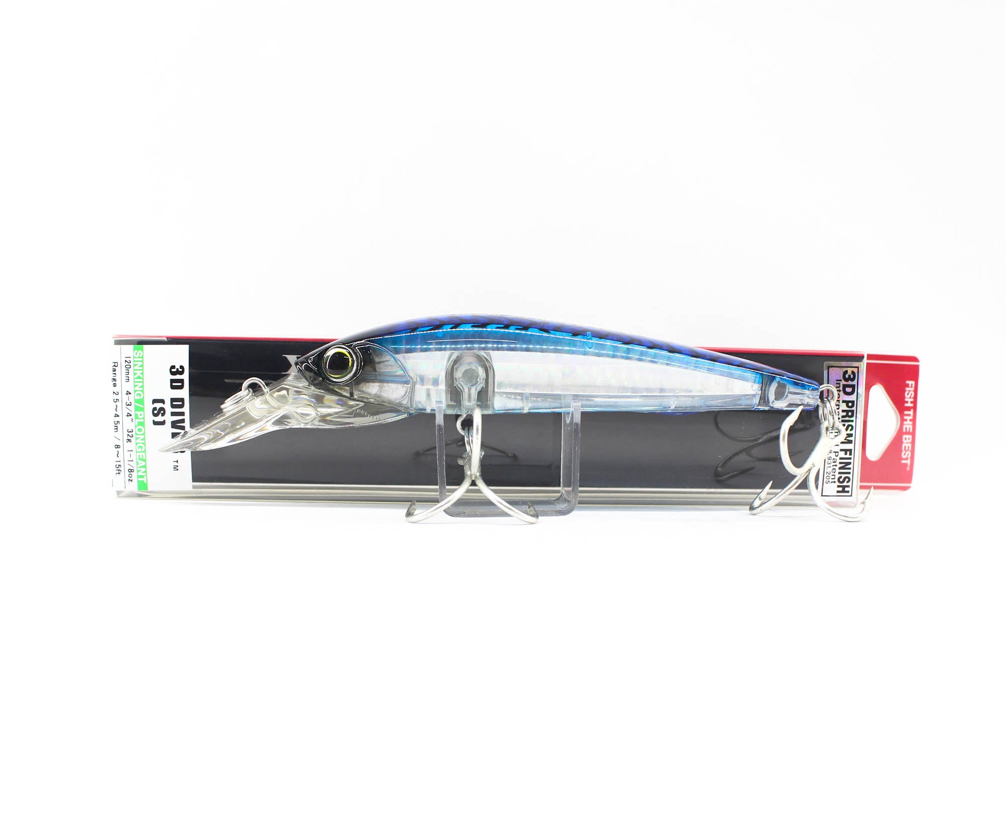 Yo Zuri Duel 3D Diver 120 Sinking Lure R1455-CPBM (2081)