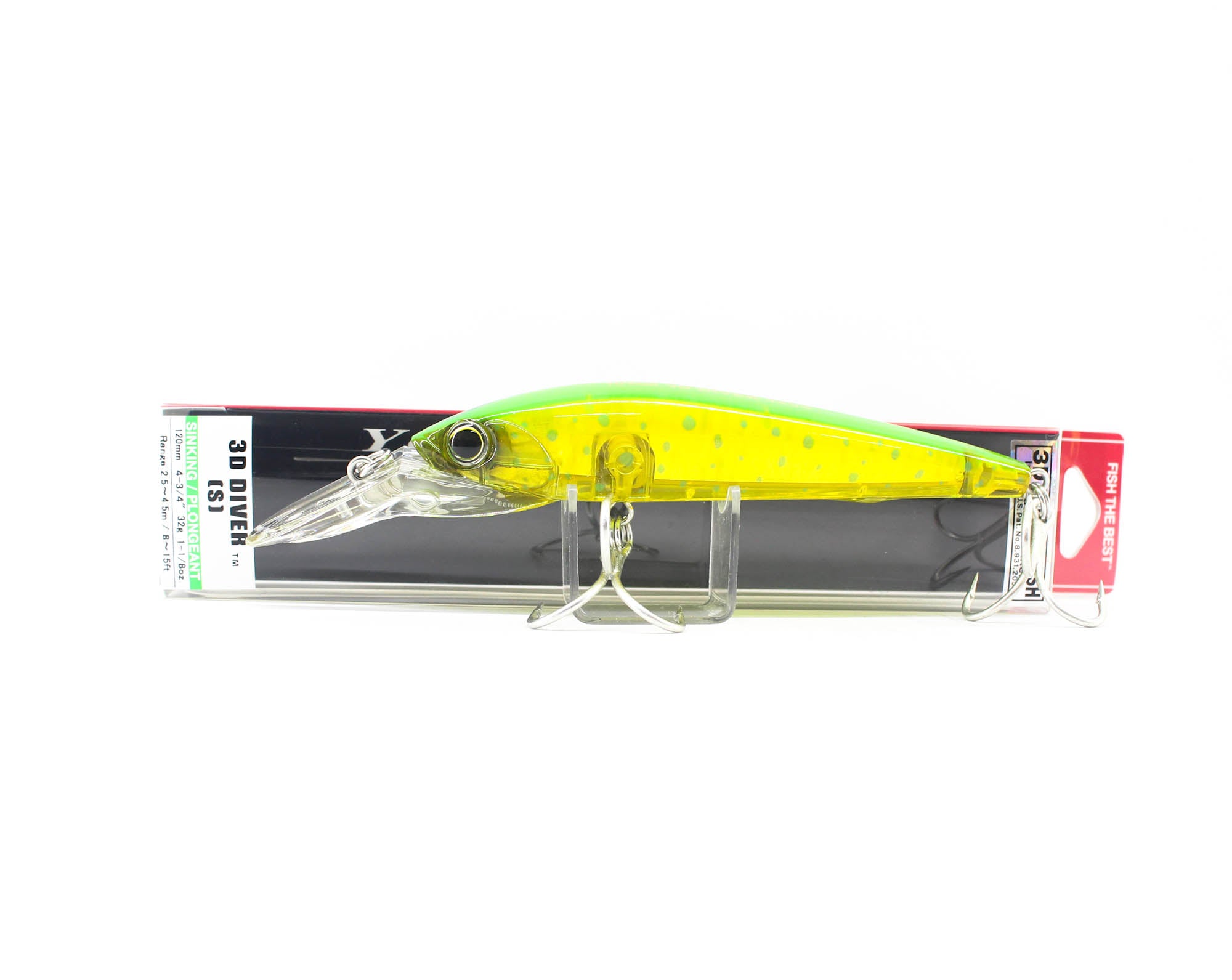 Yo Zuri Duel 3D Diver 120 Sinking Lure R1455-CPDR (2104)