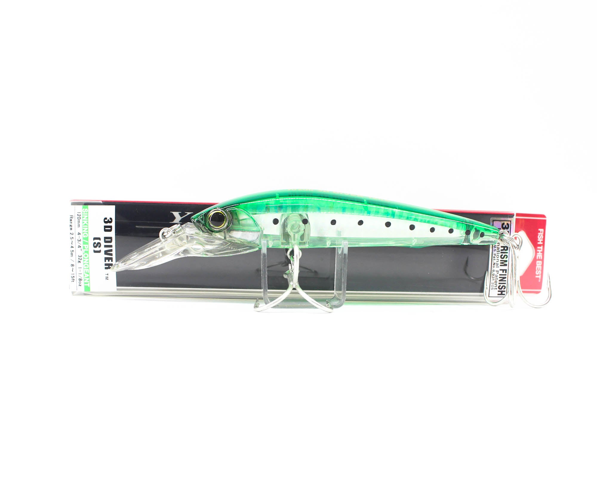 Yo Zuri Duel 3D Diver 120 Sinking Lure R1455-CPNI (2128)