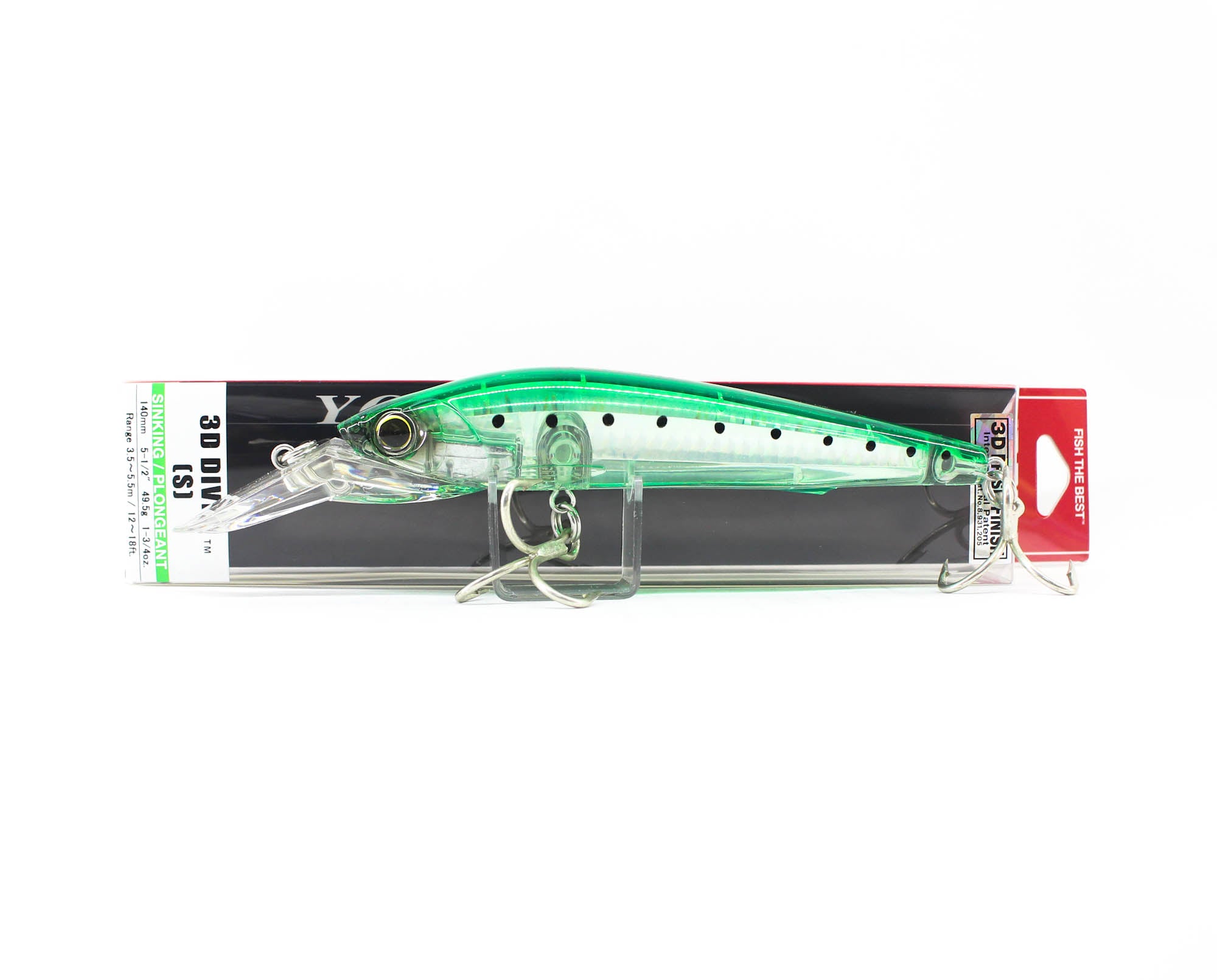 Yo Zuri Duel 3D Diver 140 Sinking Lure R1456-CPNI (2203)