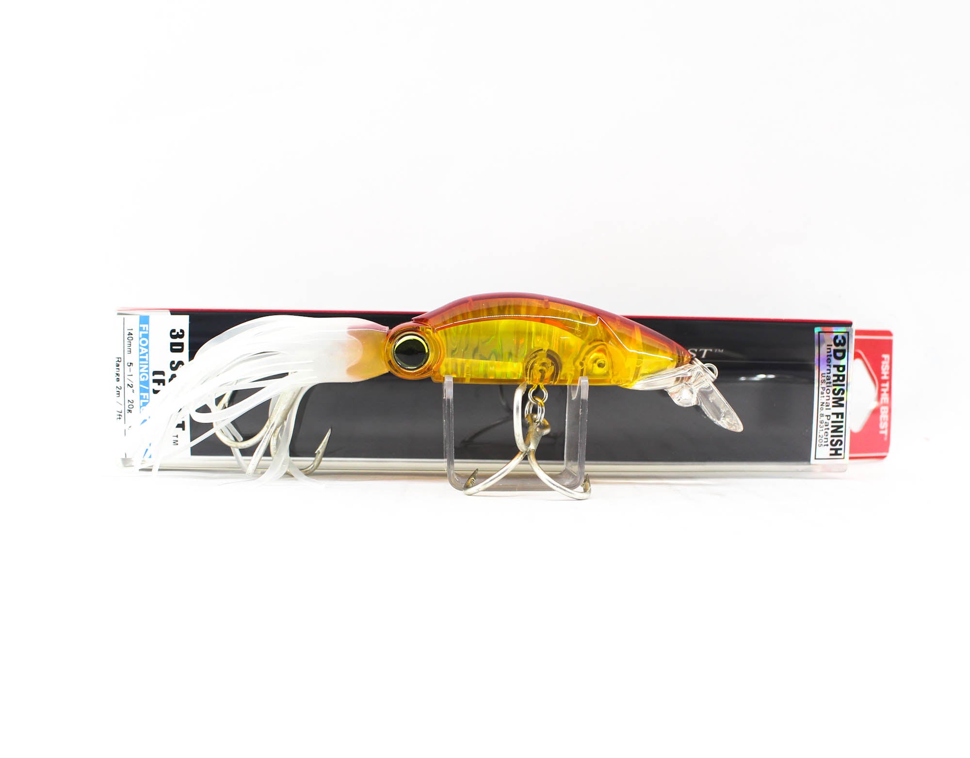 Yo Zuri 3D Squirt 140 mm Trolling Floating Lure R1458-CPGR (2326)