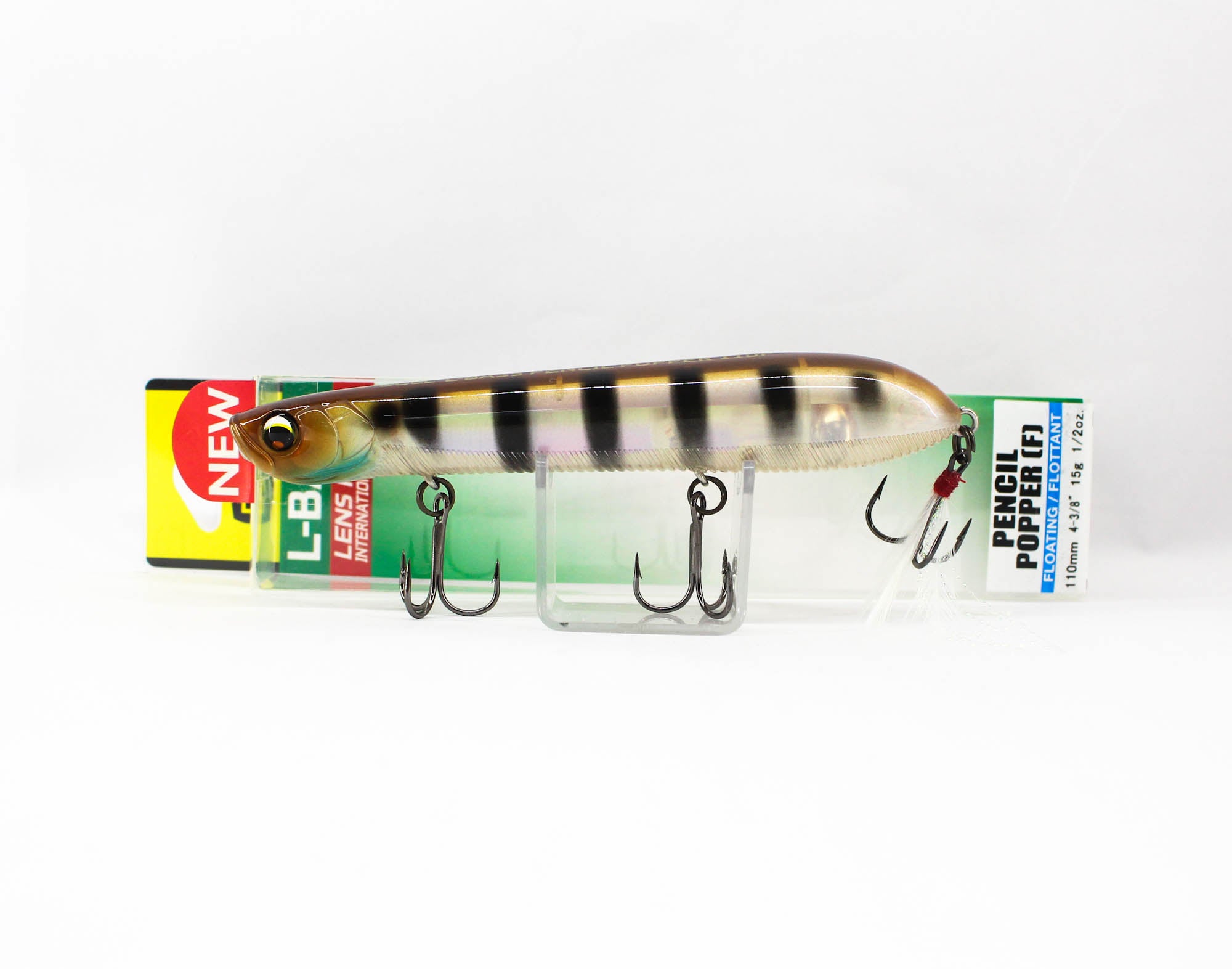 Yo Zuri Duel L Bass Pencil Popper 110F Floating Lure F1237-GSBG (4764)