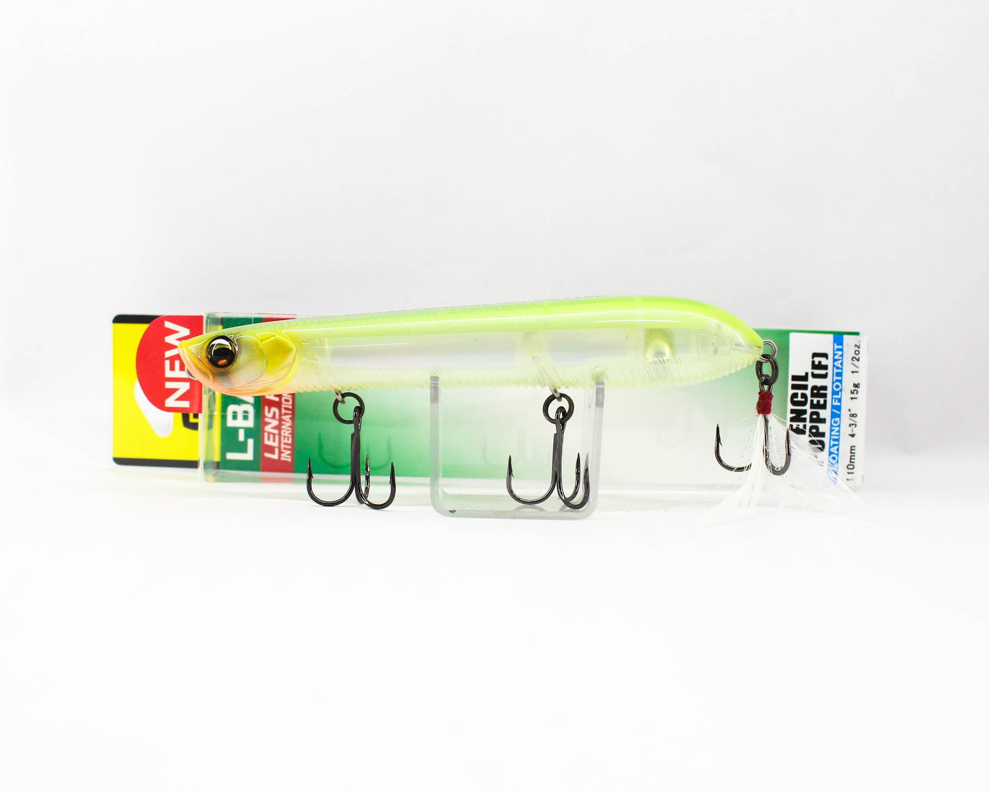 Yo Zuri Duel L Bass Pencil Popper 110F Floating Lure F1237-GSCB (4771)