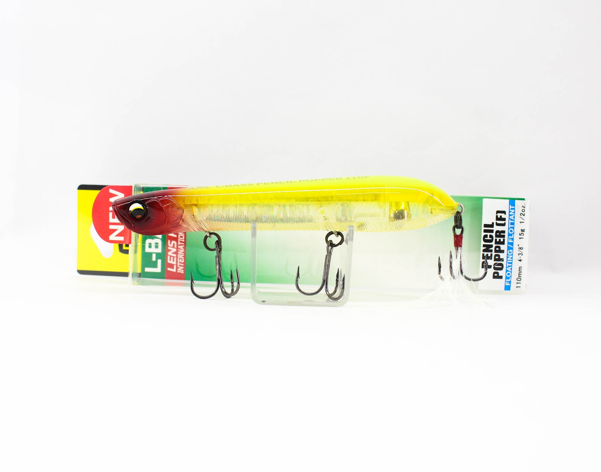 Yo Zuri Duel L Bass Pencil Popper 110F Floating Lure F1237-HCR (4795)