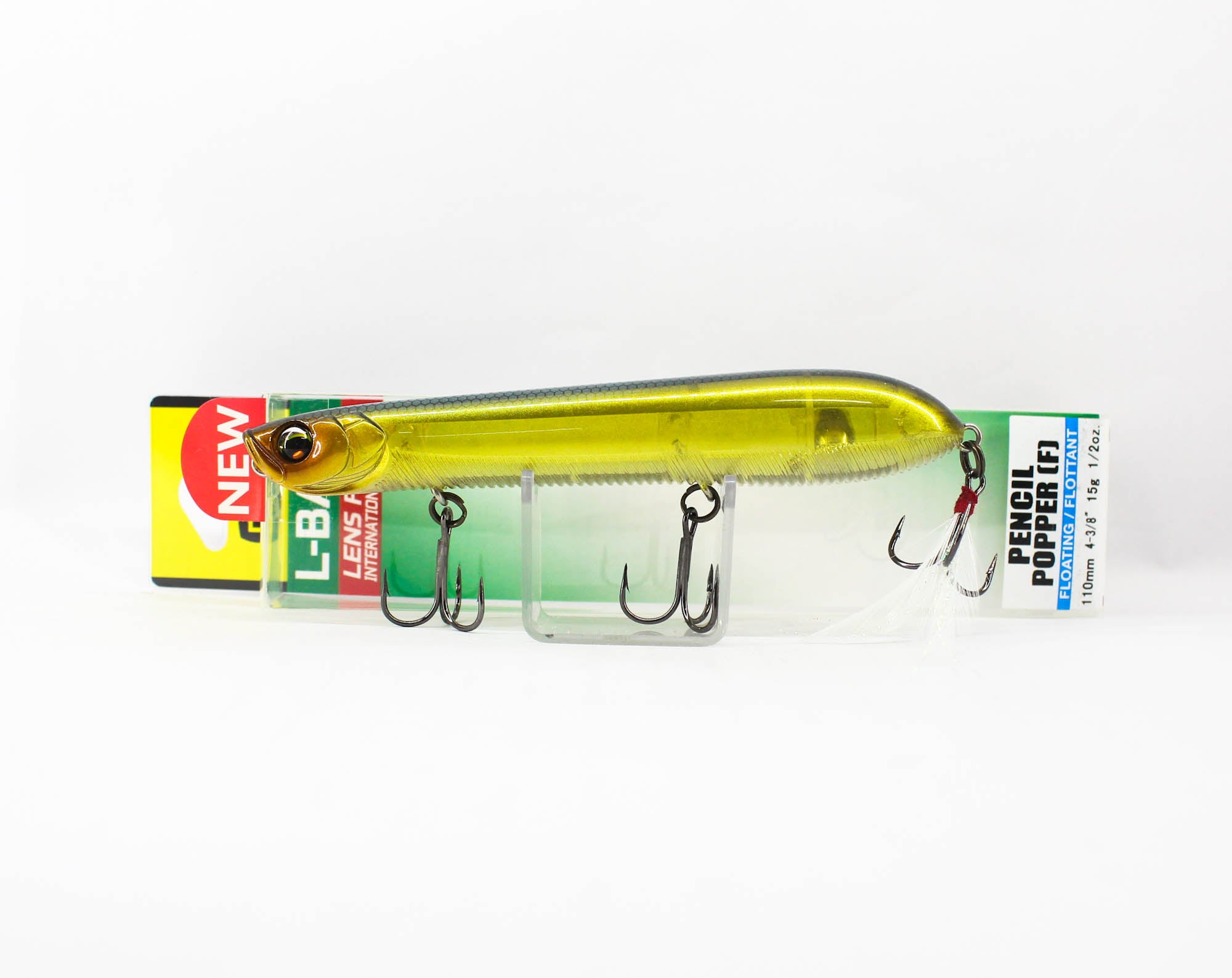 Yo Zuri Duel L Bass Pencil Popper 110F Floating Lure F1237-MGGB (4818)