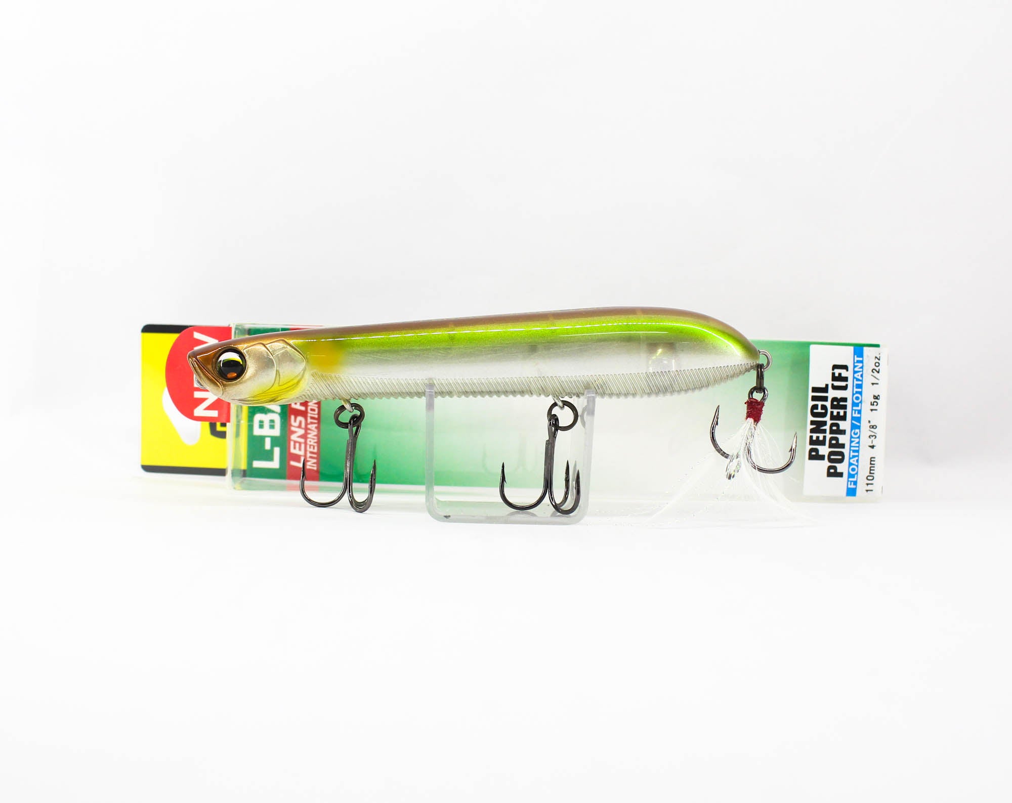 Yo Zuri Duel L Bass Pencil Popper 110F Floating Lure F1237-MGSA (4825)