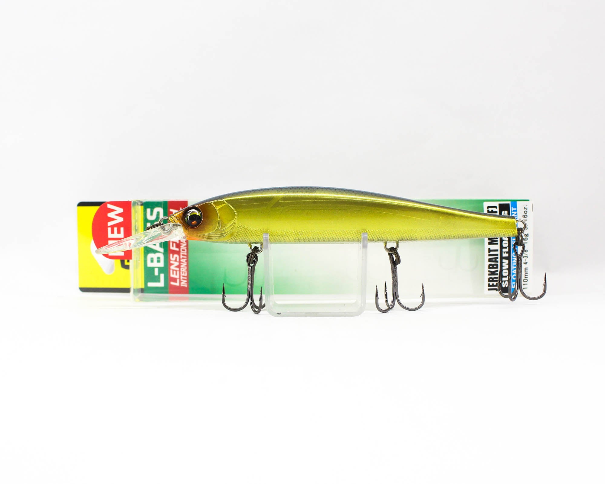 Yo Zuri Duel L Bass Jerkbait Mid 110SF Floating Lure F1239-MGGB (4962)
