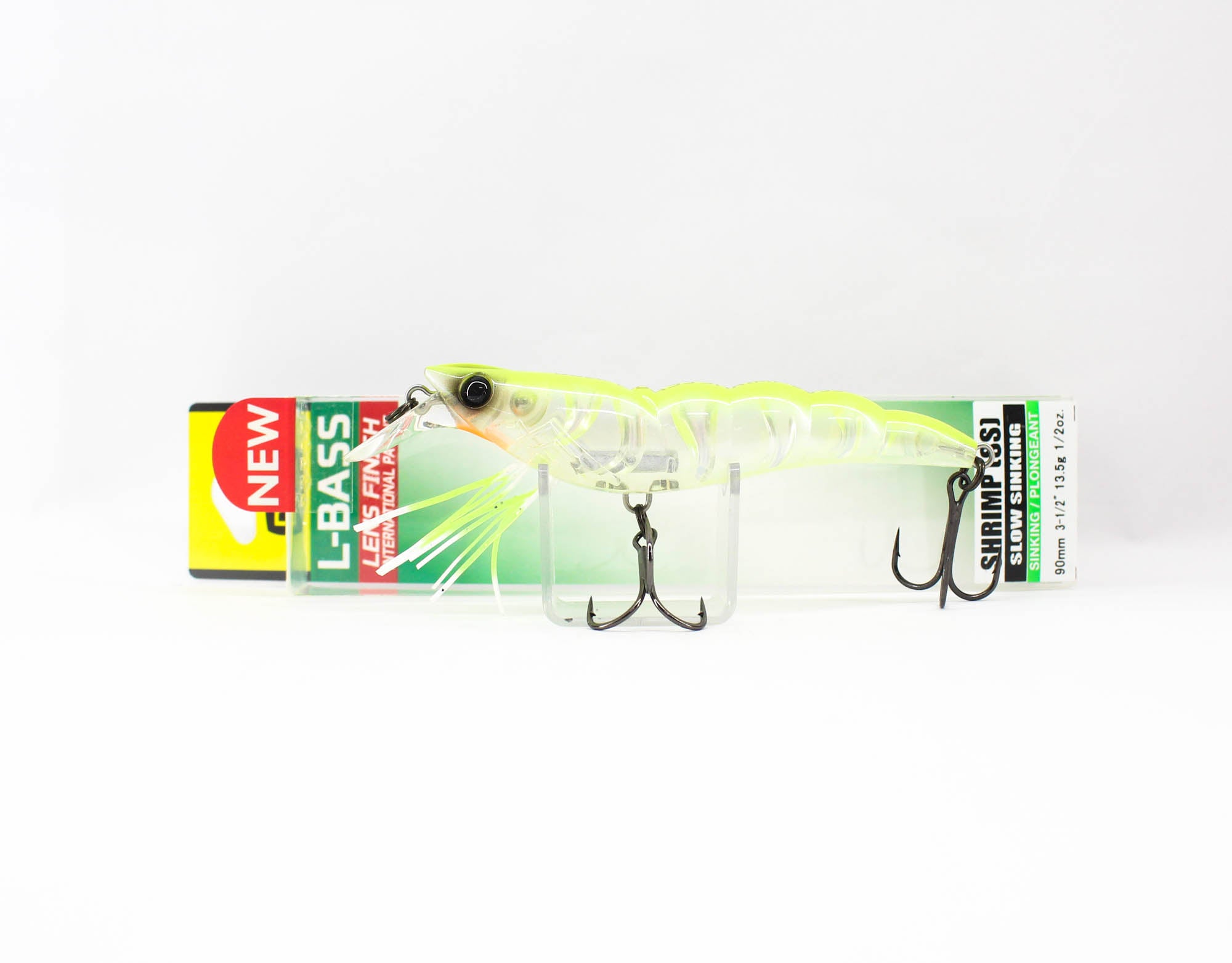 Yo Zuri Duel L Bass Shrimp 90SS Sinking Lure F1240-GSCB (5020)