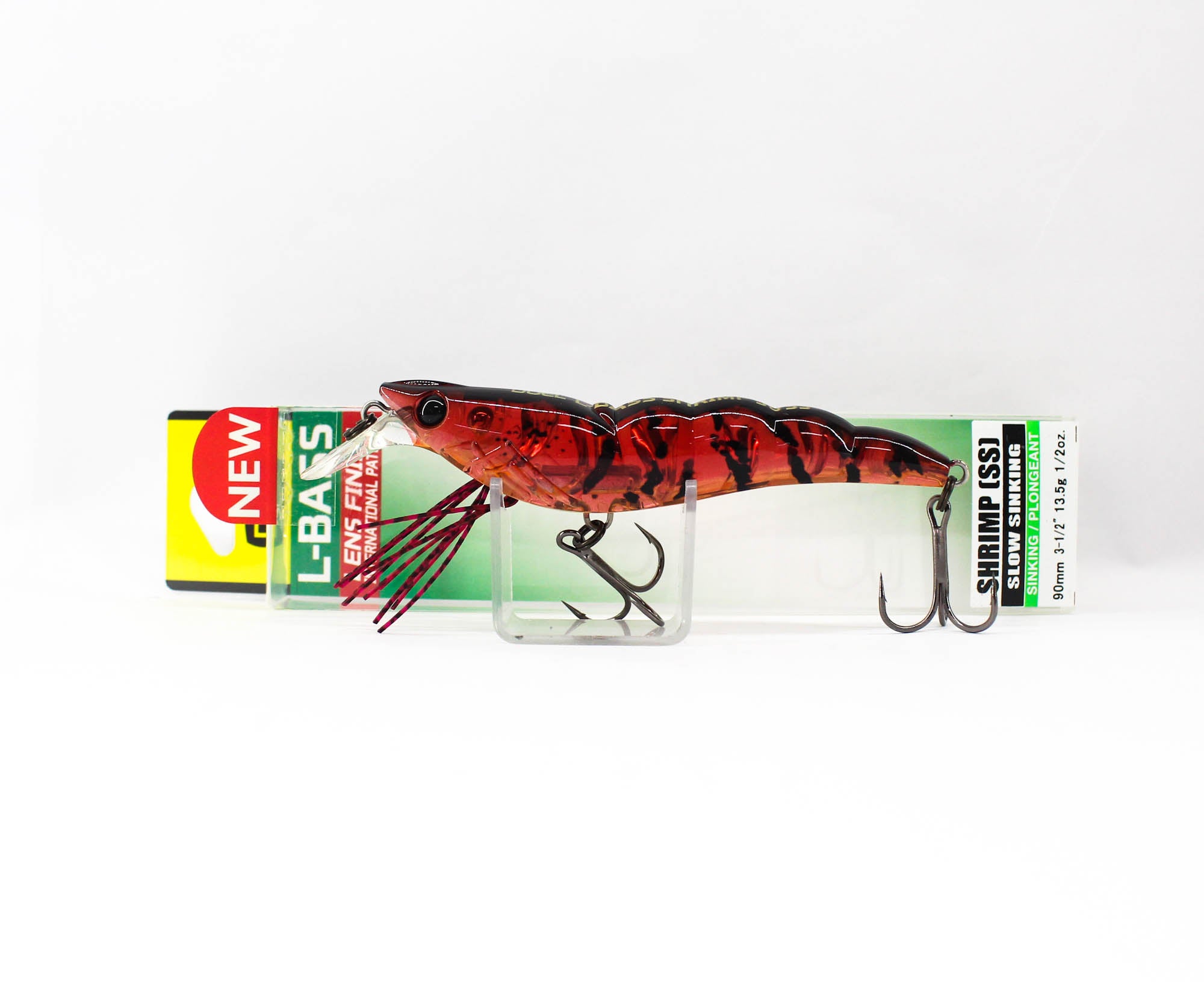 Yo Zuri Duel L Bass Shrimp 90SS Sinking Lure F1240-GSRT (5044)