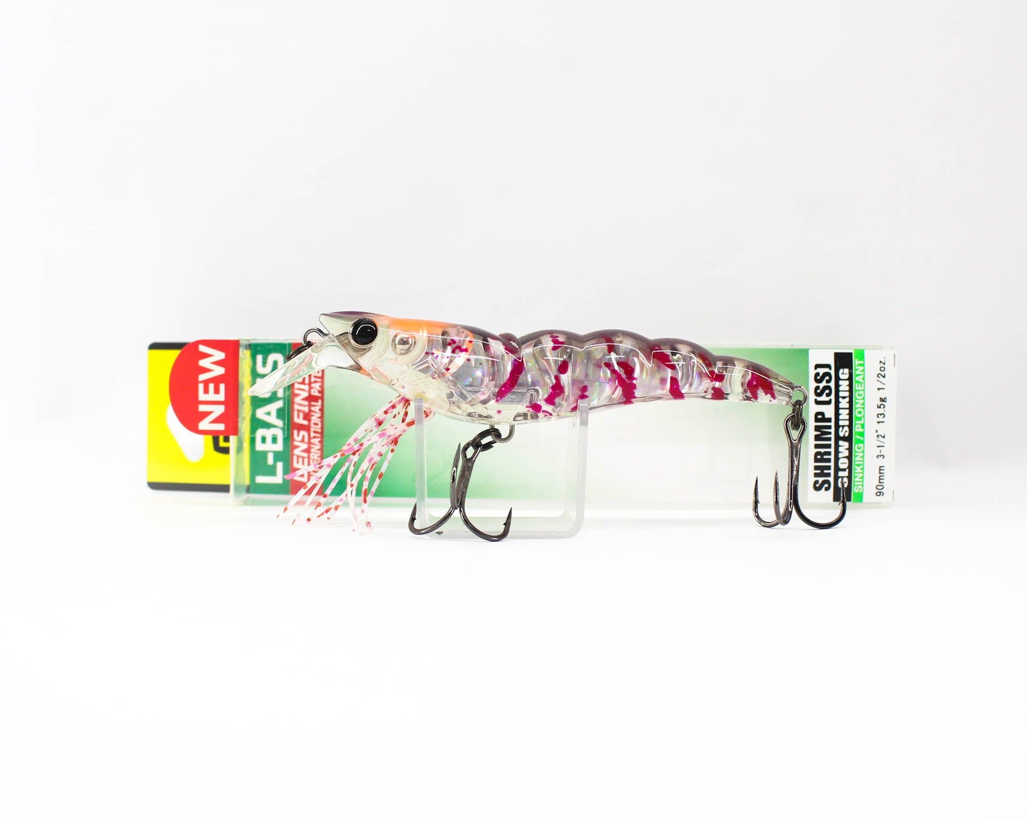 Yo Zuri Duel L Bass Shrimp 90SS Sinking Lure F1240-SEB (5068)