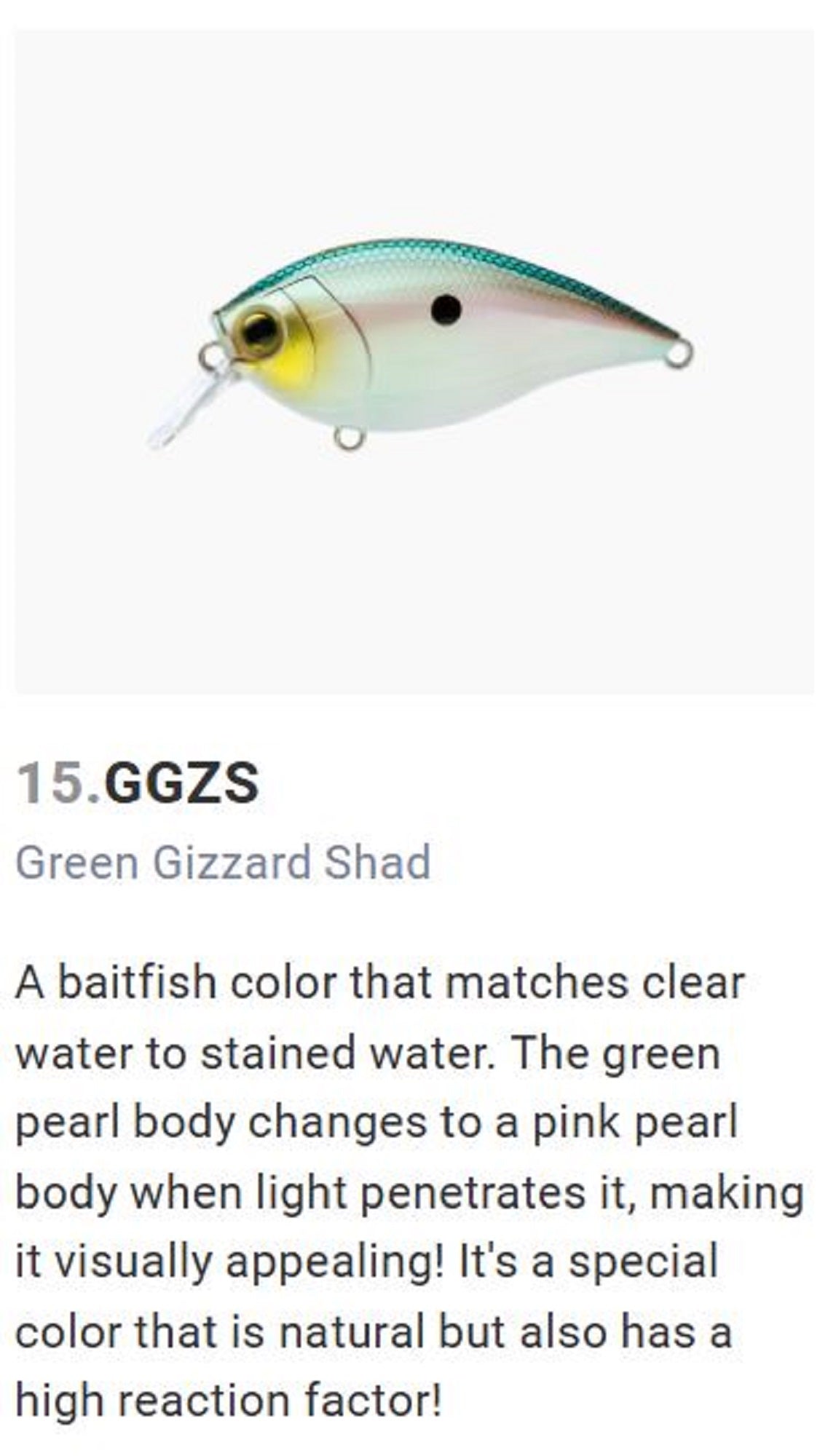 Yo Zuri Duel Hardcore Crank SR 65F Floating Lure R1363-GGZS (5099)