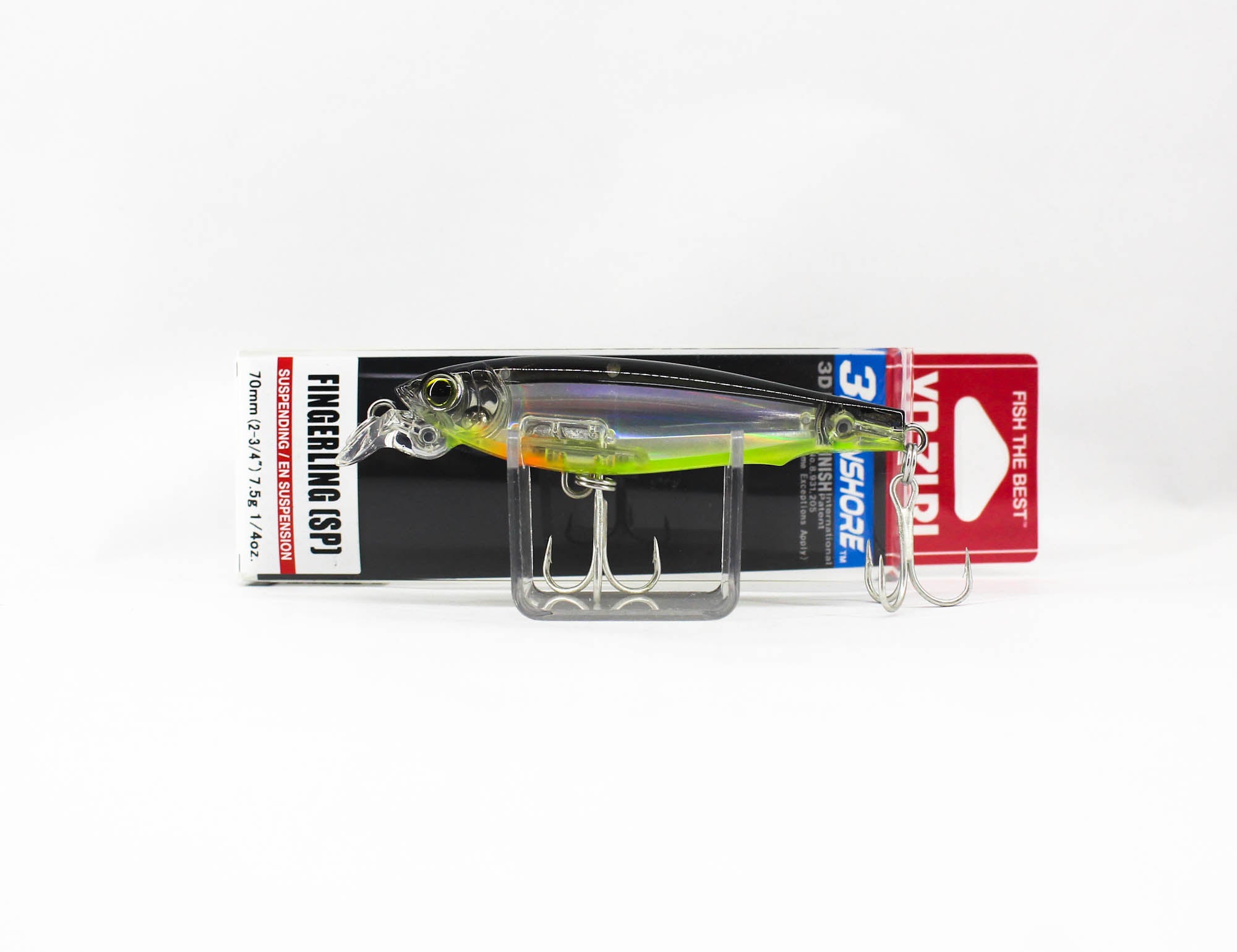 Yo Zuri Duel 3D Inshore Fingerling 70SP Suspend Lure R1409-BSCL (5495)
