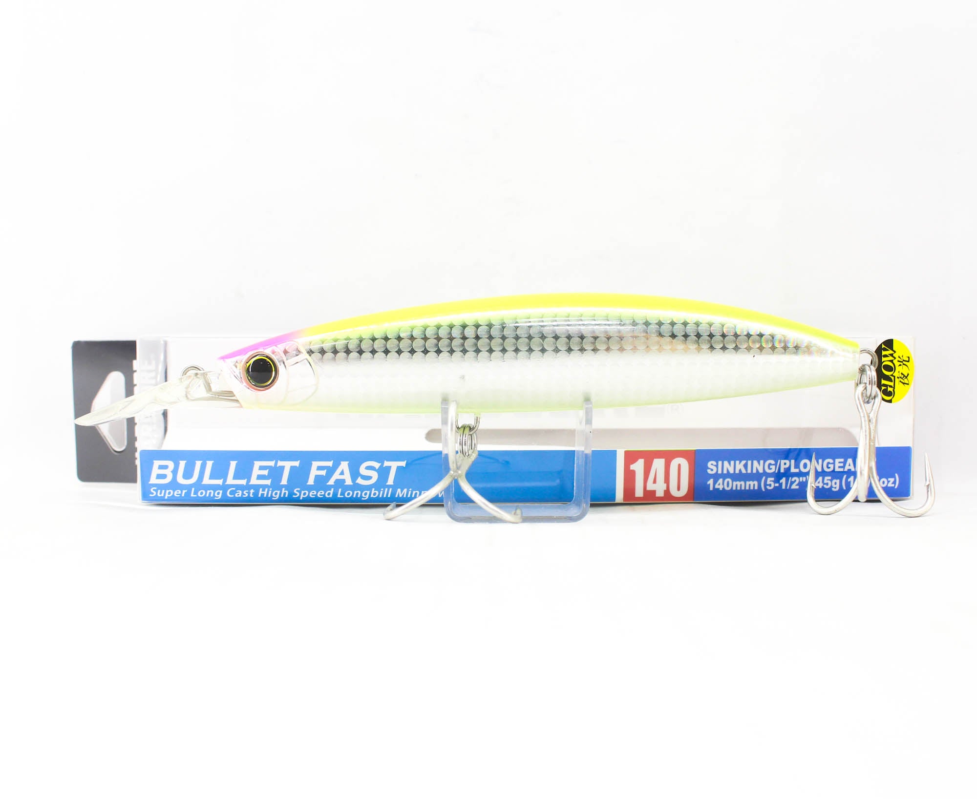 Yo Zuri Duel Hardcore Bullet Fast 140 mm Sinking Lure F1244-HLCL (7628)