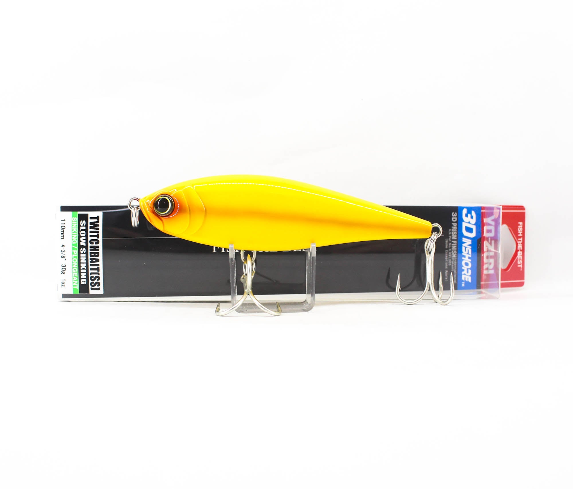 Yo Zuri Duel 3D Inshore Twitchbait 110SS Slow Sink Lure R1348-YELL (0871)