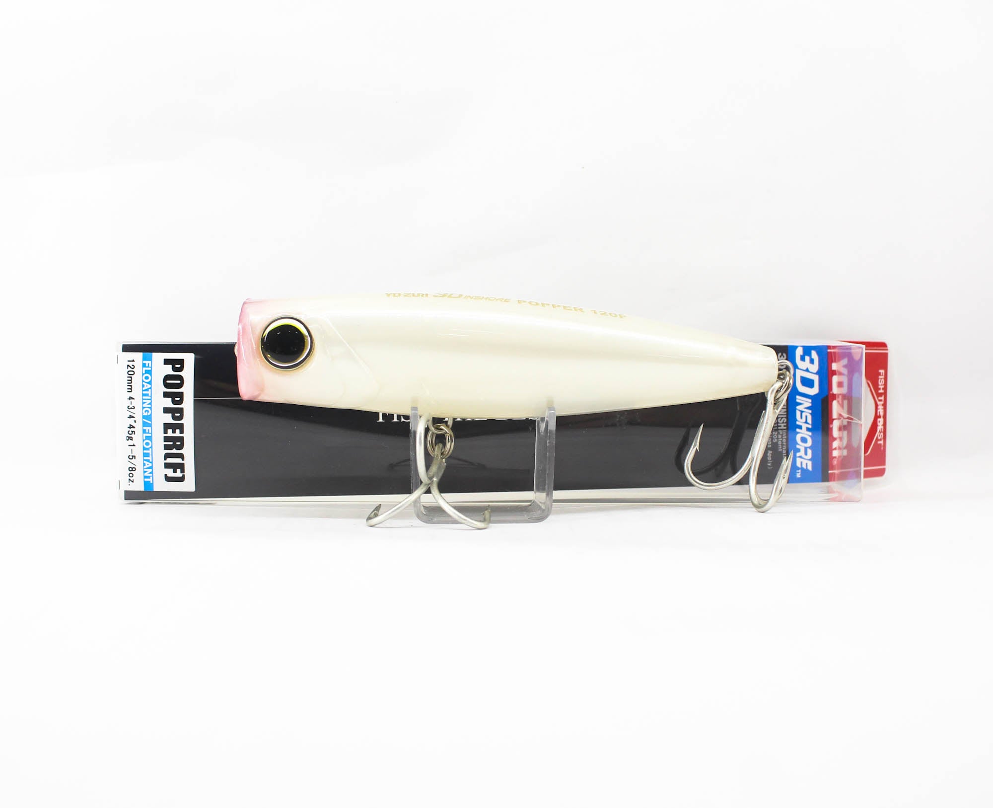 Yo Zuri Duel 3D Inshore Popper 120F Floating Lure R1412-PL (0932)