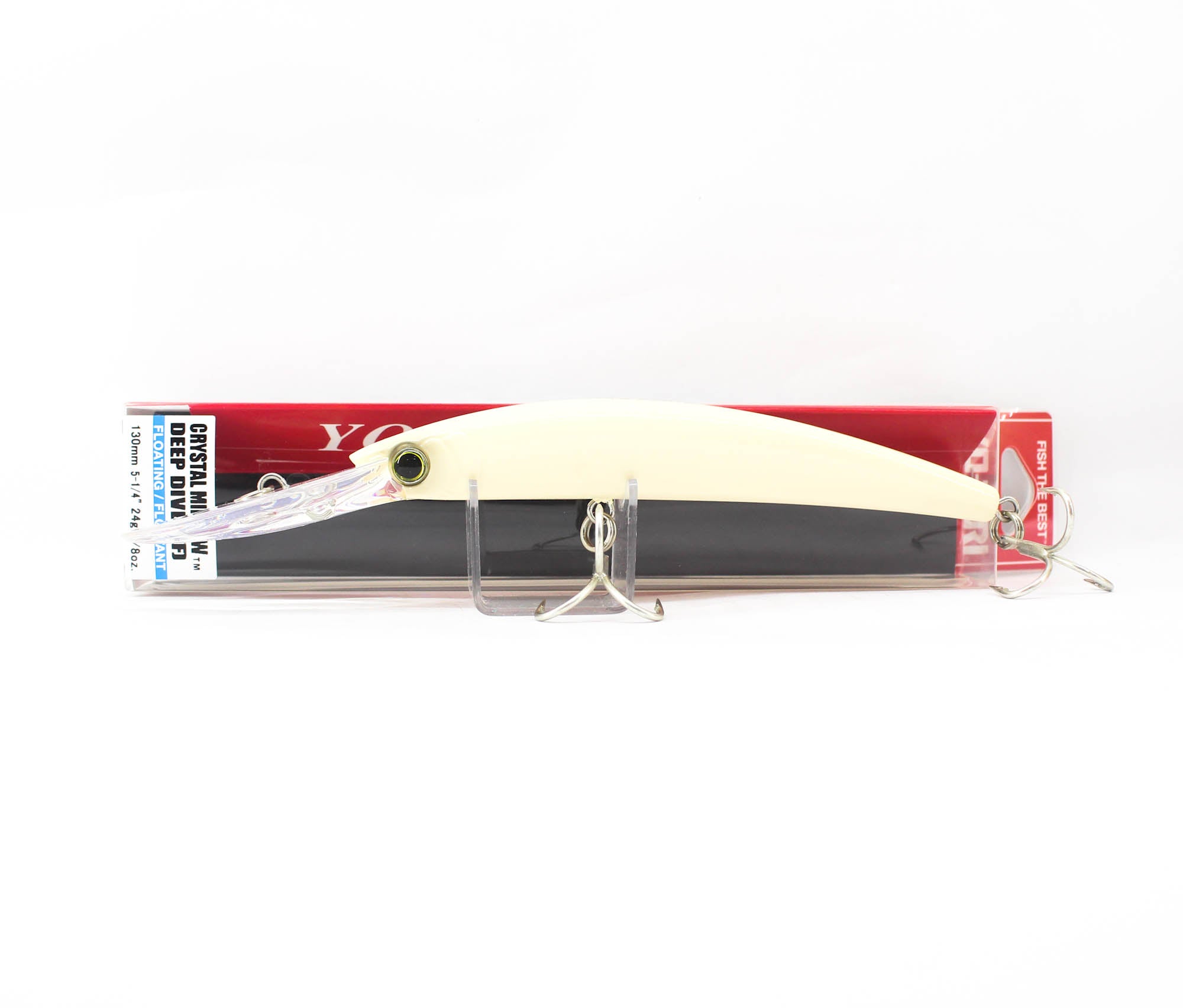 Yo Zuri Crystal Minnow DD 130 mm Floating Lure R1136-BONE (0970)