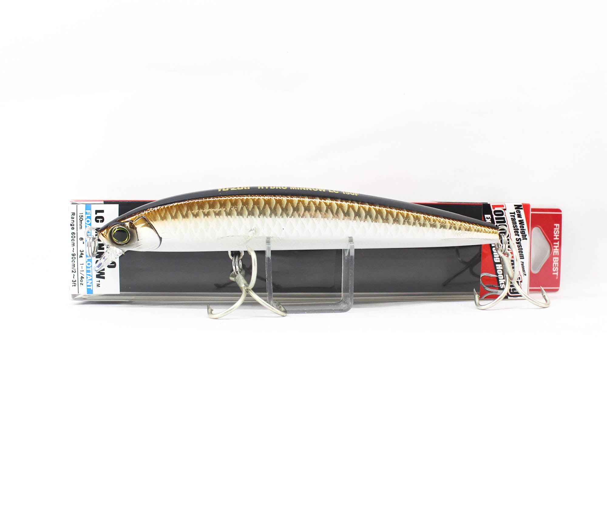 Yo Zuri Hydro Minnow Long Cast 150 mm Floating Lure R1322-HRSN (1038)