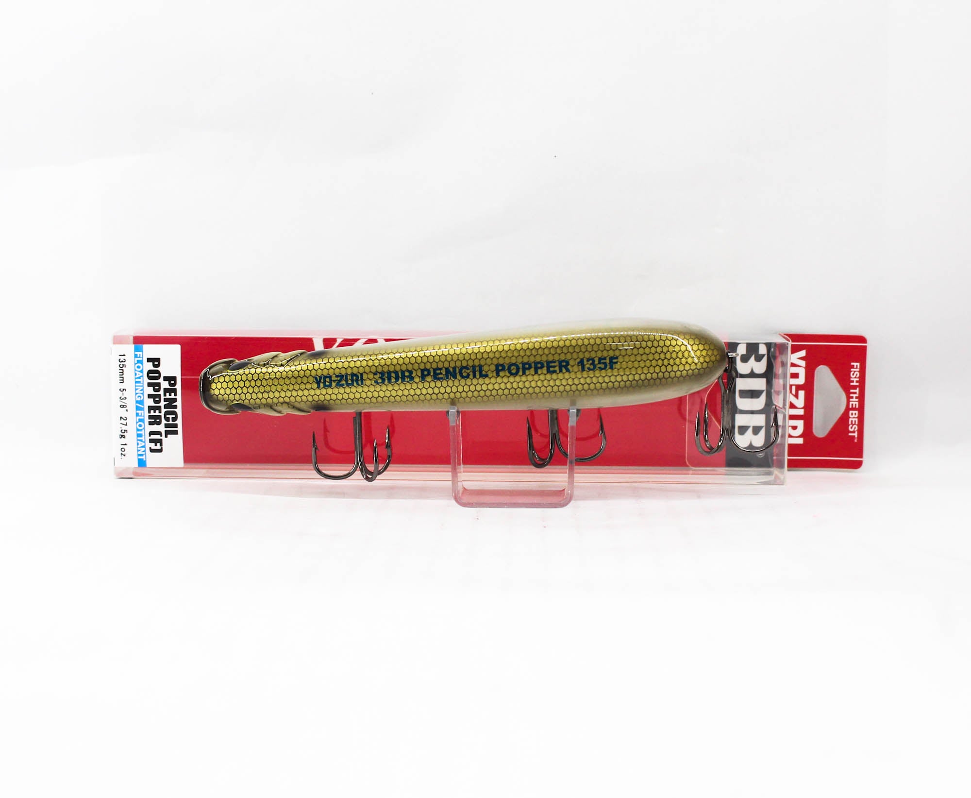 Yo Zuri Duel 3DB Pencil Popper 135 mm Floating Lure R1373-GZSH (1281)