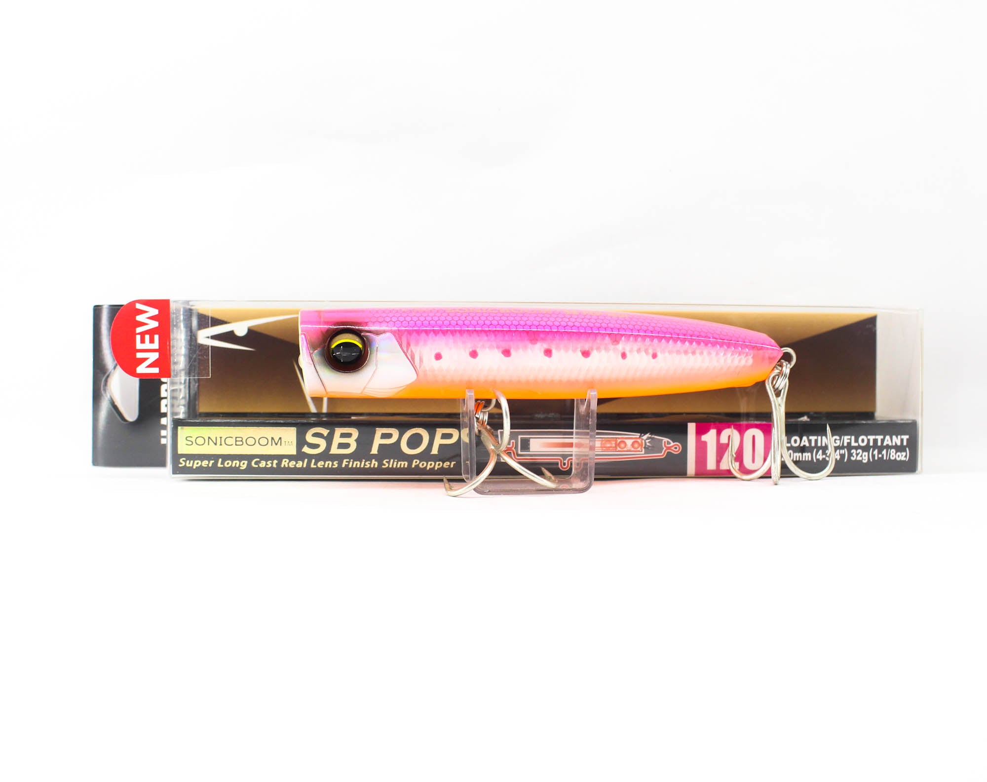 Yo Zuri Duel Sonic Boom SB Pop 120F Floating Lure F1248-HPI (1571)
