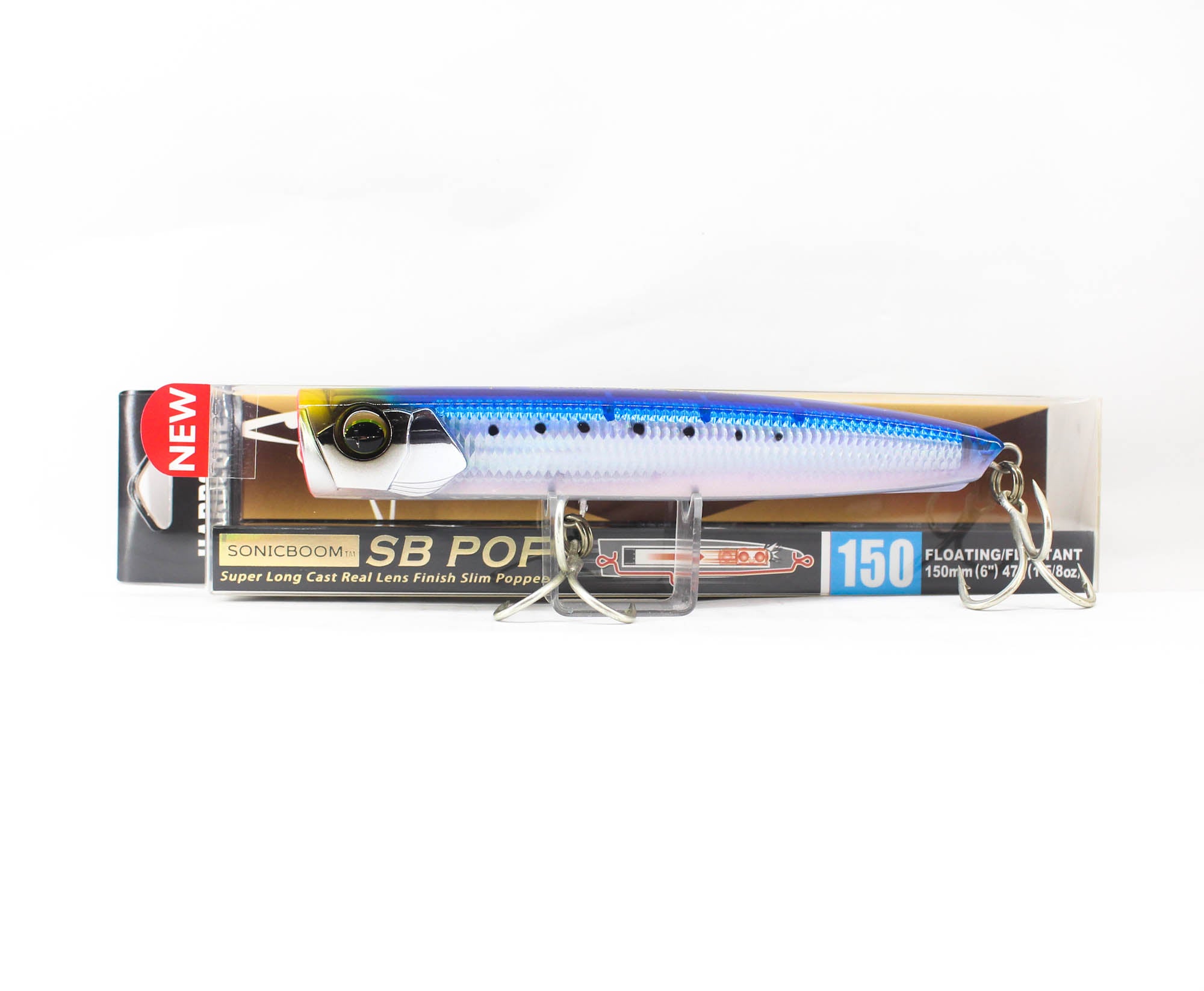 Yo Zuri Duel Sonic Boom SB Pop 150F Floating Lure F1249-HIW (1649)