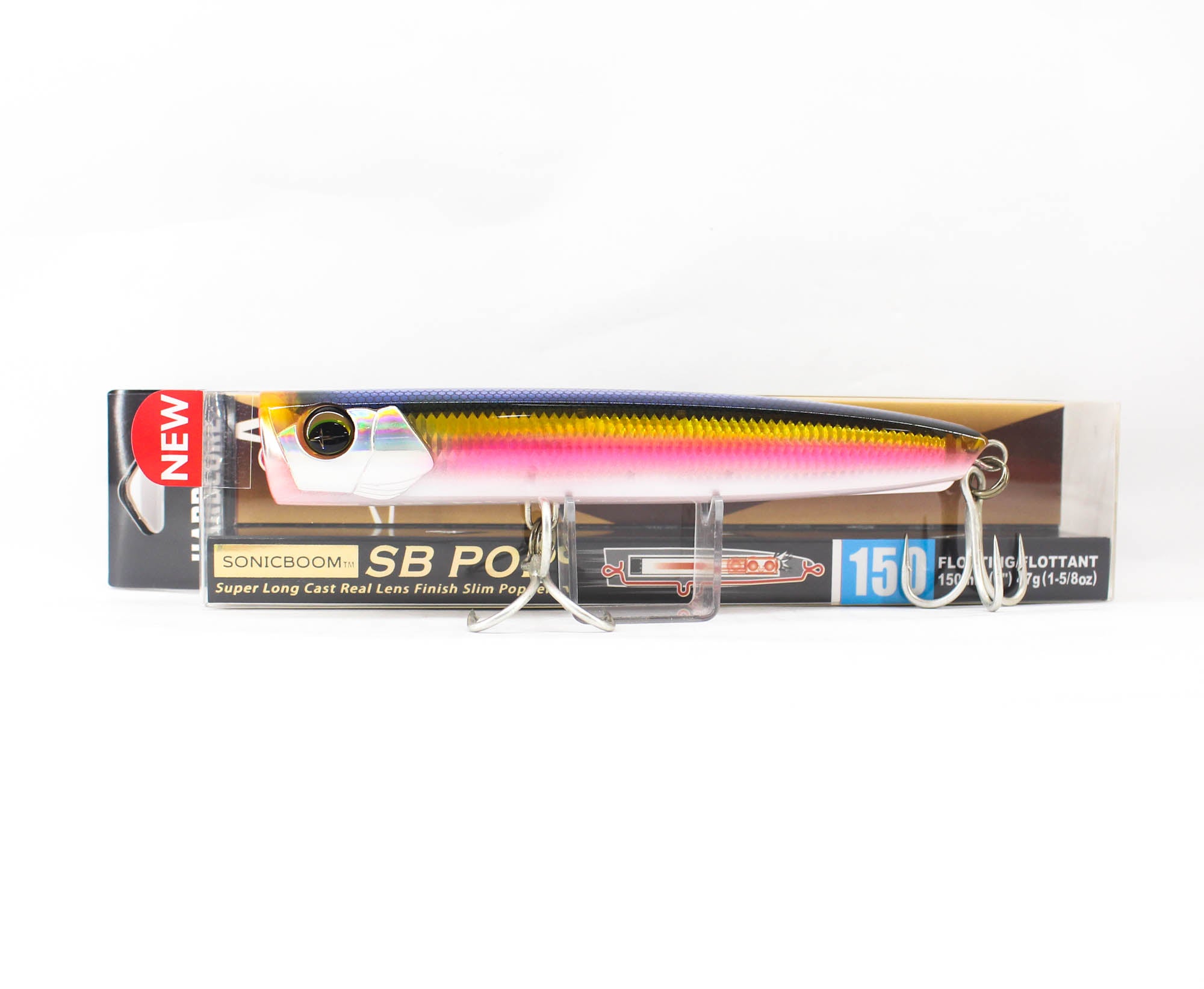 Yo Zuri Duel Sonic Boom SB Pop 150F Floating Lure F1249-HKRS (1694)