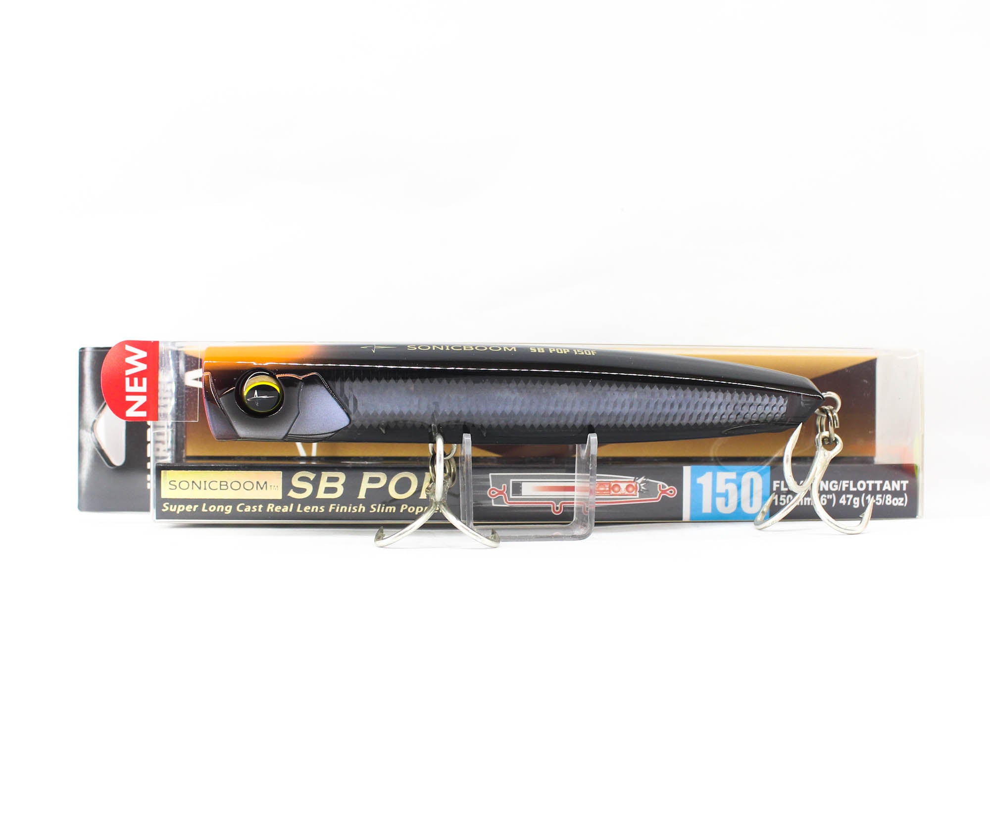 Yo Zuri Duel Sonic Boom SB Pop 150F Floating Lure F1249-HSBL (1700)