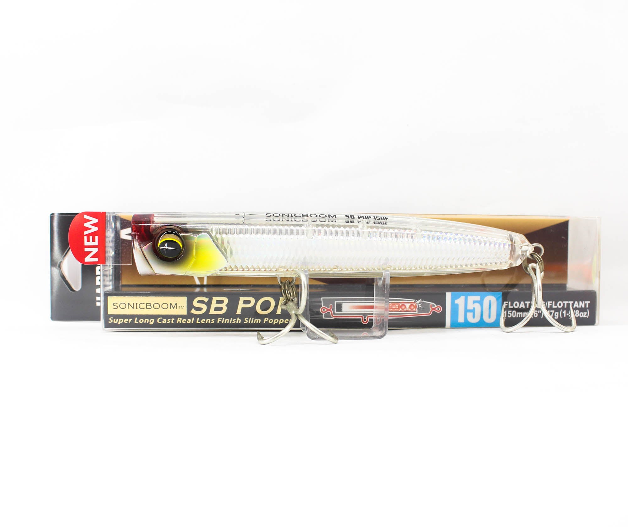Yo Zuri Duel Sonic Boom SB Pop 150F Floating Lure F1249-HTMF (1724)