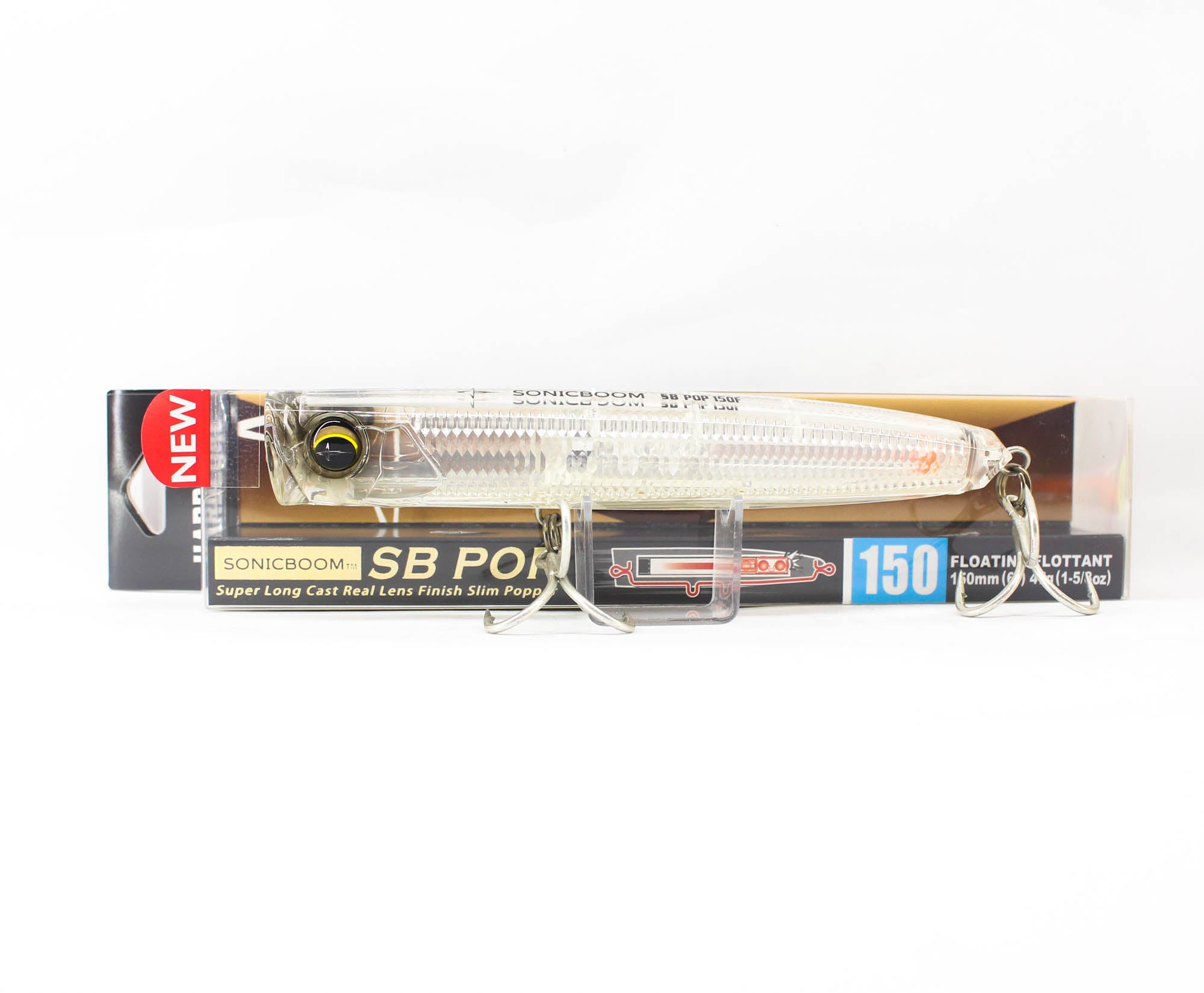 Yo Zuri Duel Sonic Boom SB Pop 150F Floating Lure F1249-TM (1731)
