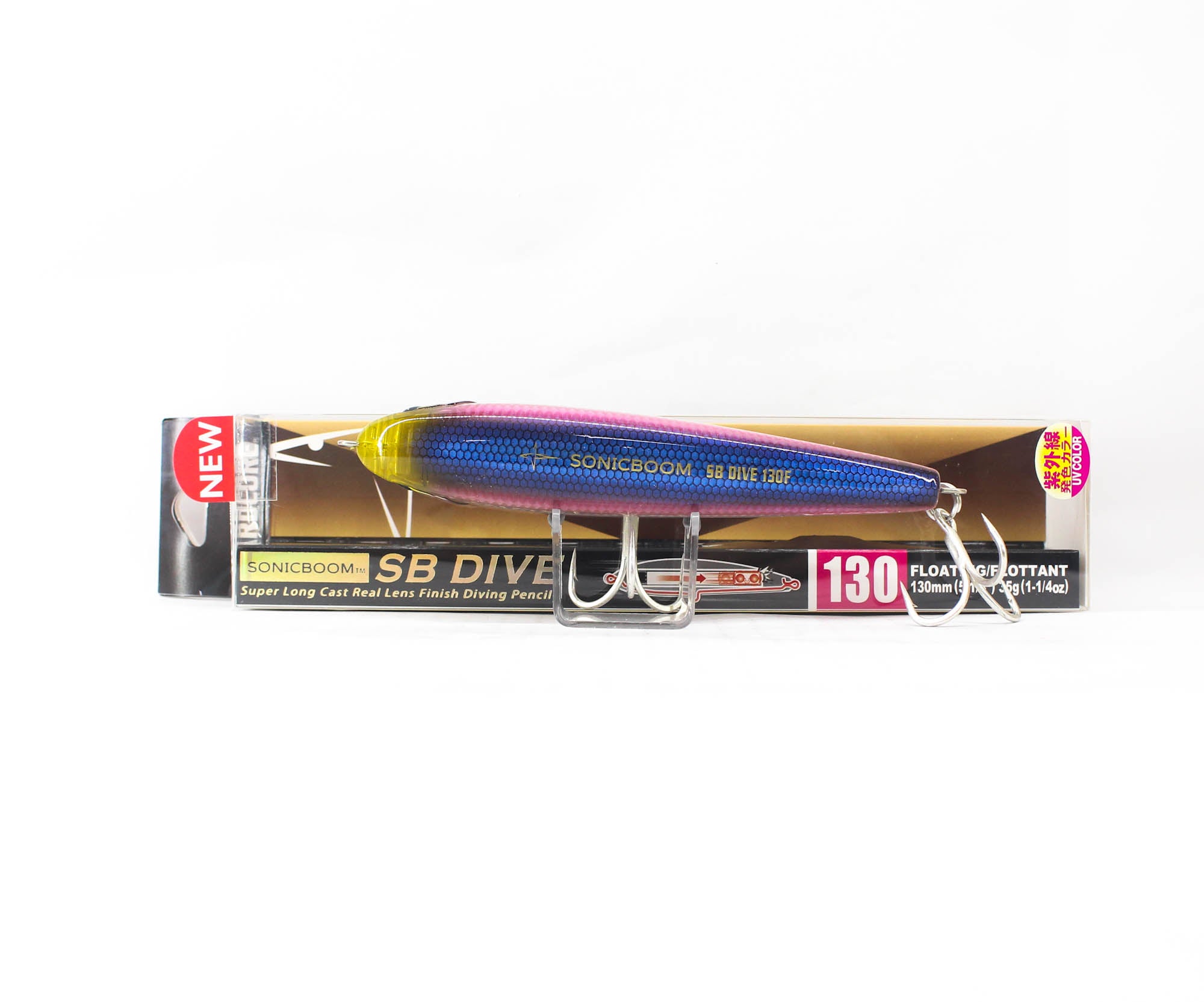 Yo Zuri Duel Sonic Boom SB Dive 130F Floating Lure F1250-HKVK (1755)