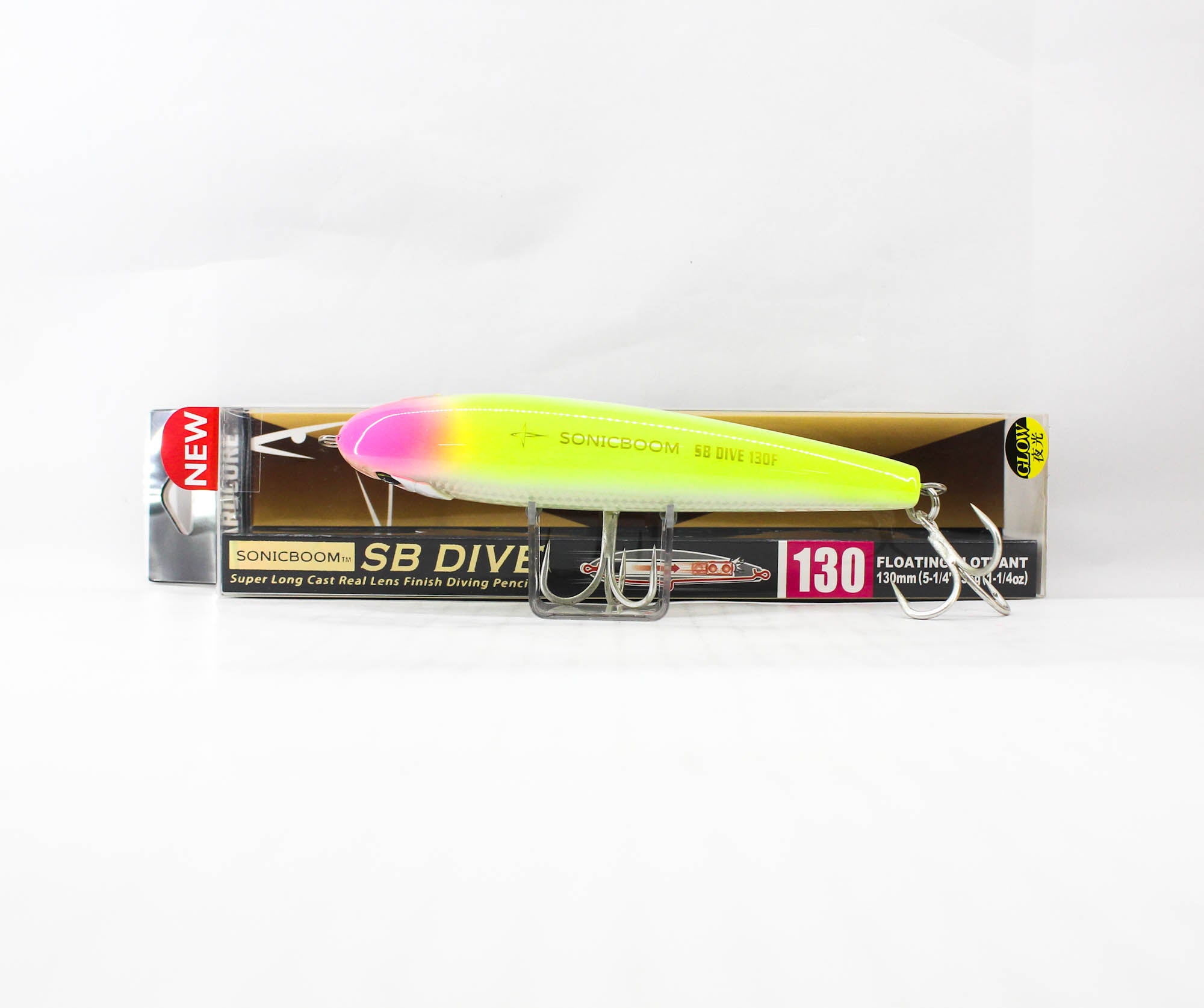 Yo Zuri Duel Sonic Boom SB Dive 130F Floating Lure F1250-HLCL (1762)