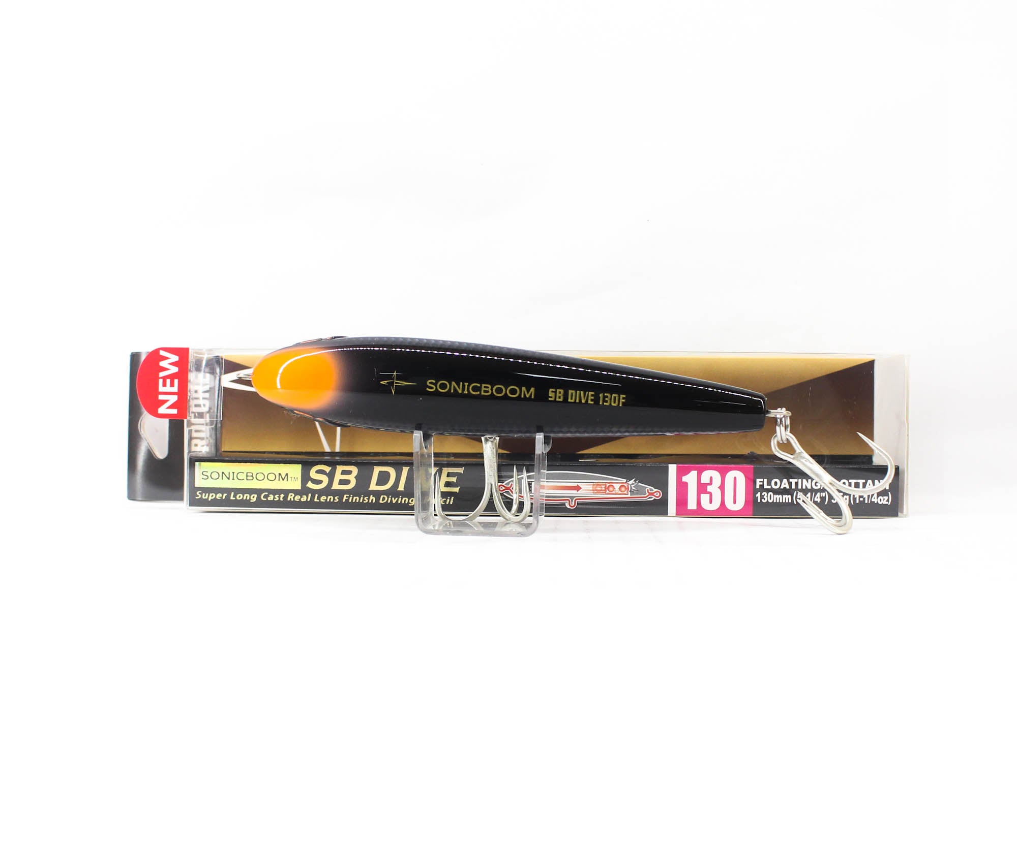 Yo Zuri Duel Sonic Boom SB Dive 130F Floating Lure F1250-HSBL (1809)