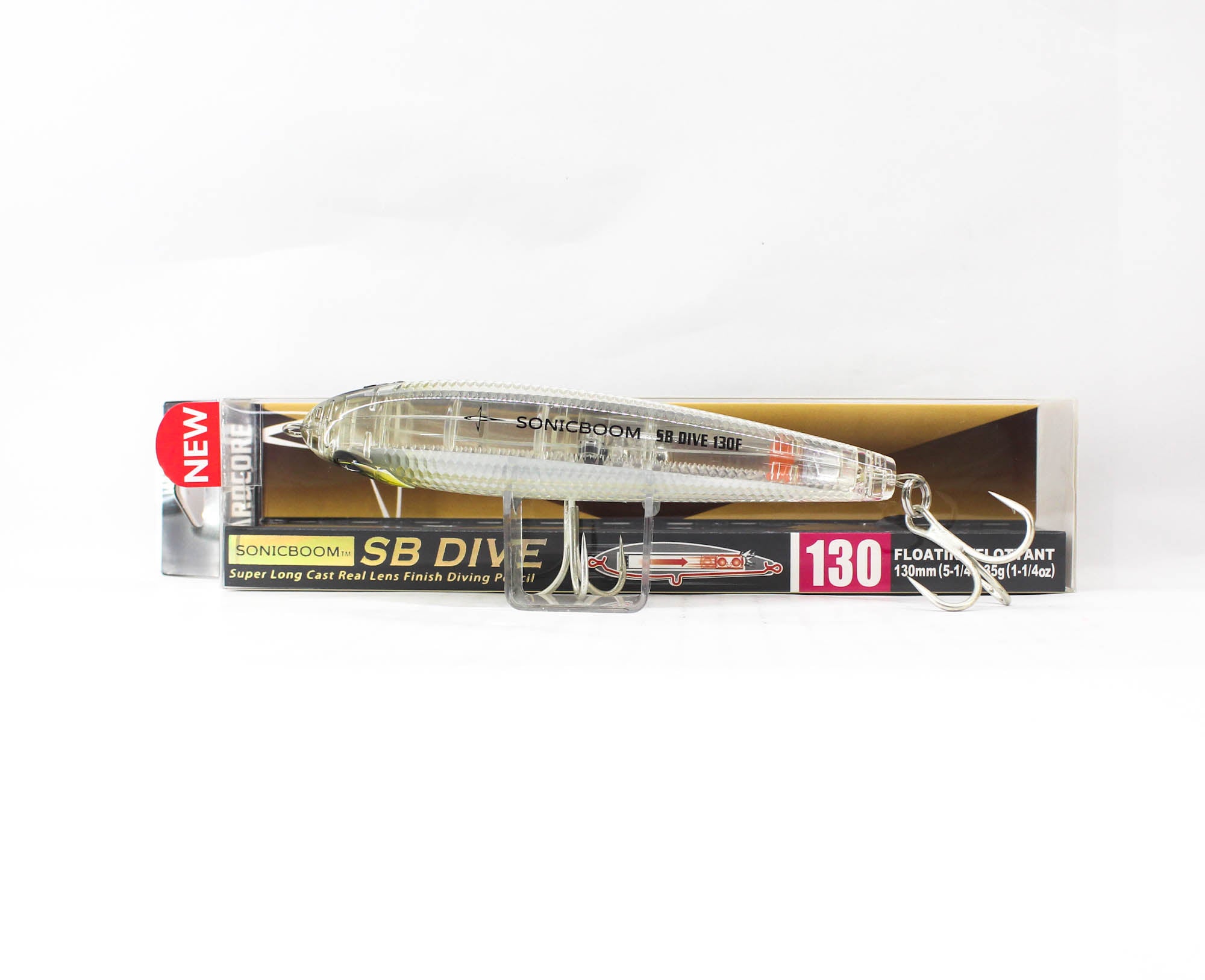 Yo Zuri Duel Sonic Boom SB Dive 130F Floating Lure F1250-HTMF (1823)