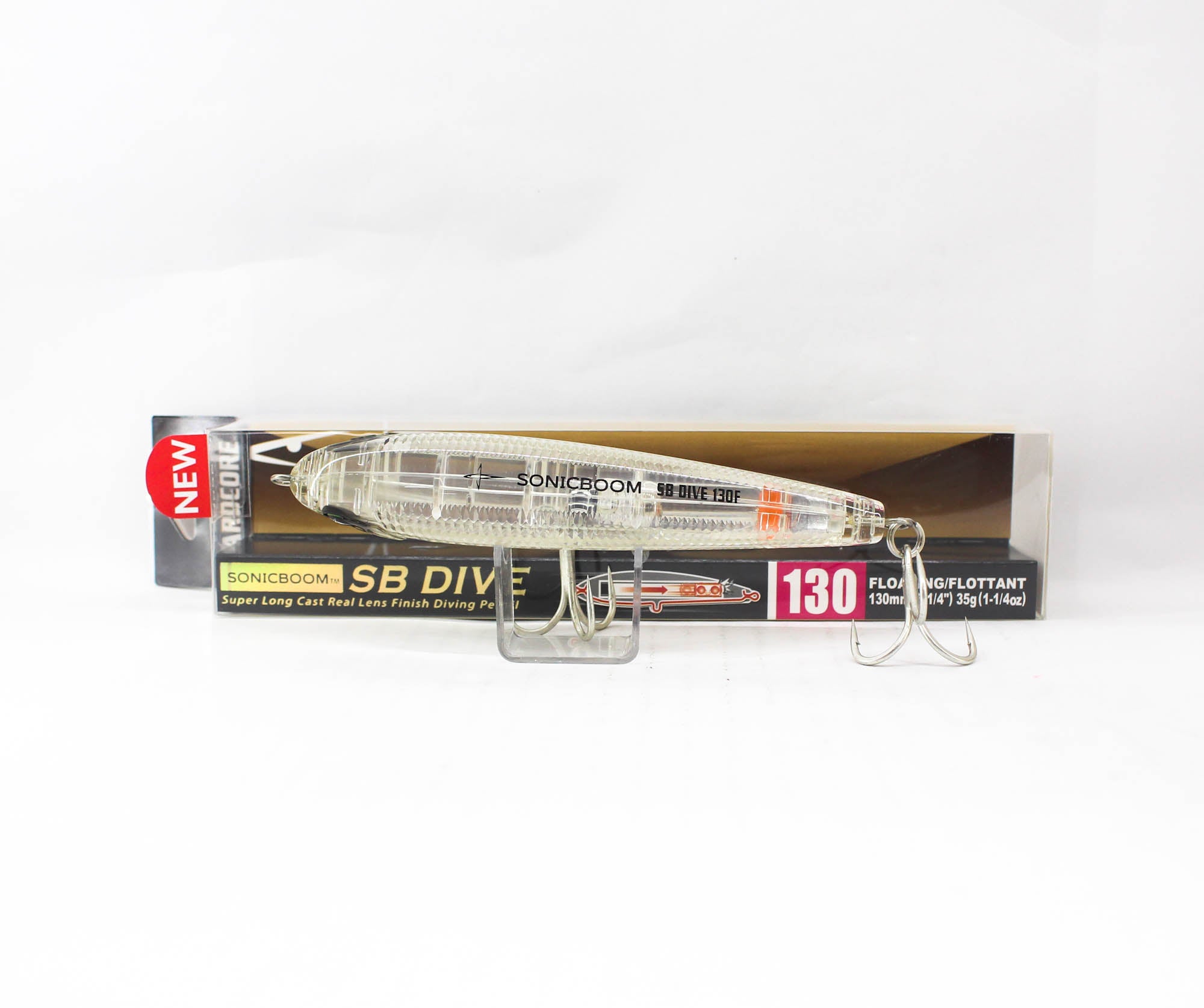 Yo Zuri Duel Sonic Boom SB Dive 130F Floating Lure F1250-TM (1830)