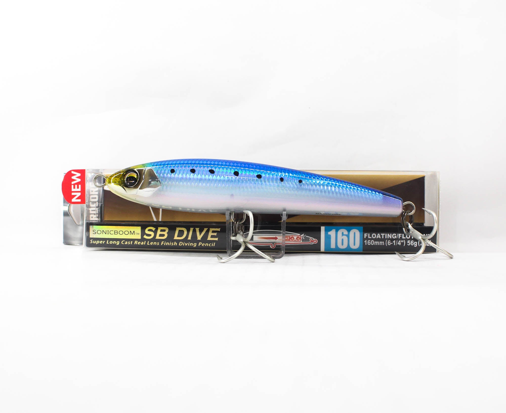 Yo Zuri Duel Sonic Boom SB Dive 160F Floating Lure F1251-HIW (1847)