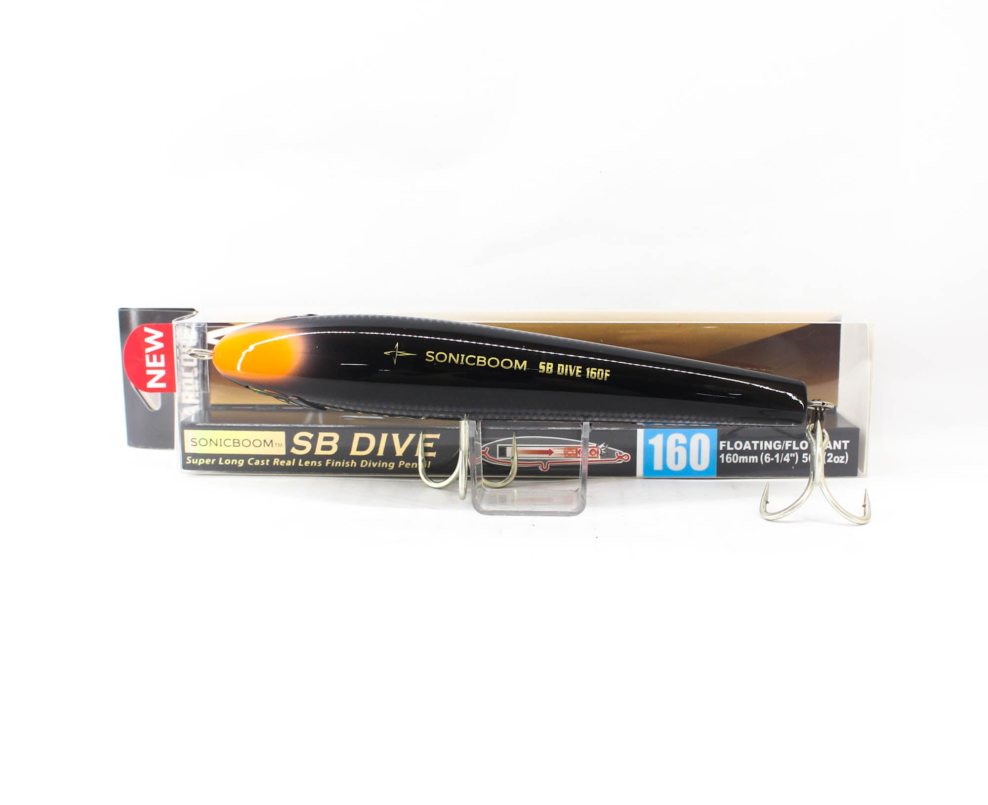 Yo Zuri Duel Sonic Boom SB Dive 160F Floating Lure F1251-HSBL (1908)