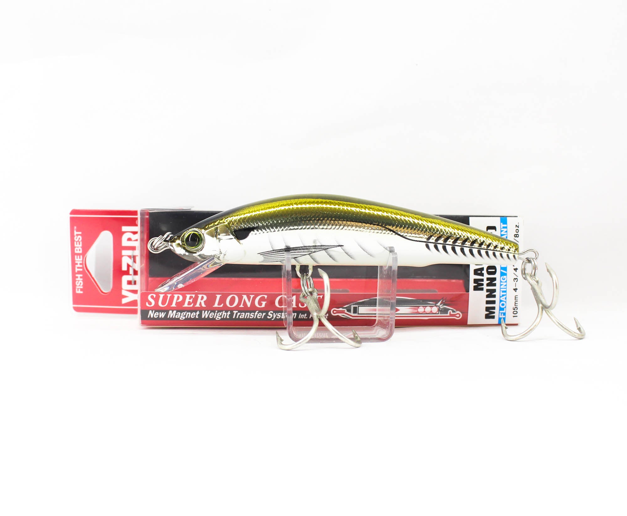 Yo Zuri Mag Minnow 105 Floating Lure R1532-HAJ (3667)